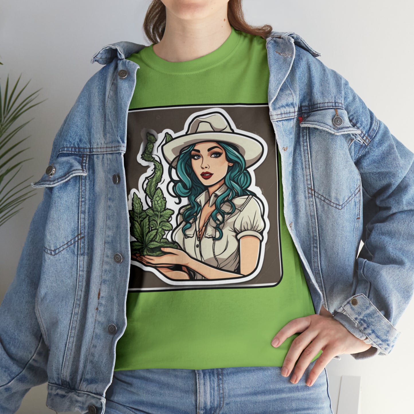 Unisex Heavy Cotton Tee Cannabis Enthusiast Series No.1