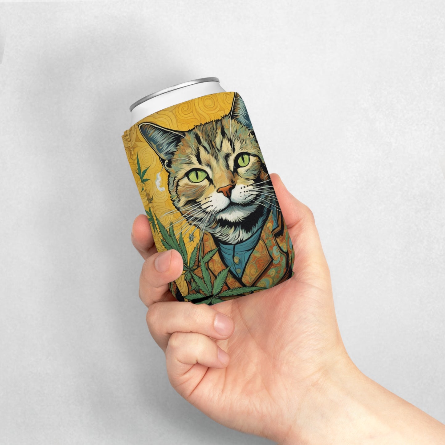 Can Cooler Sleeve Kitten Love Series