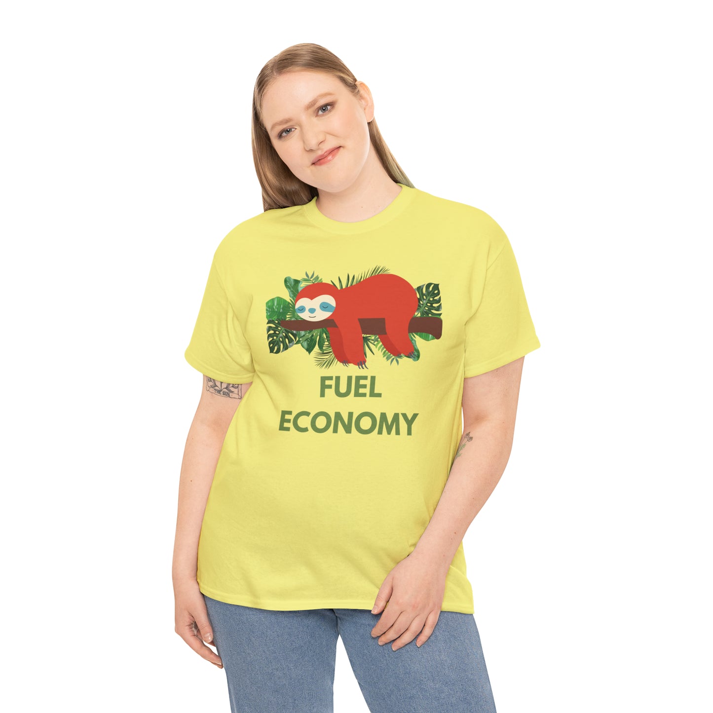 Fuel Economy Graphic Tshirt Unisex Heavy Cotton Tee
