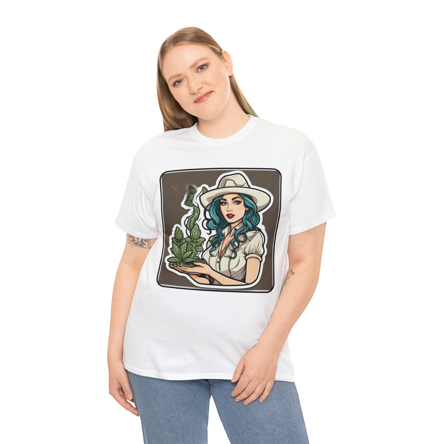 Unisex Heavy Cotton Tee Cannabis Enthusiast Series No.1