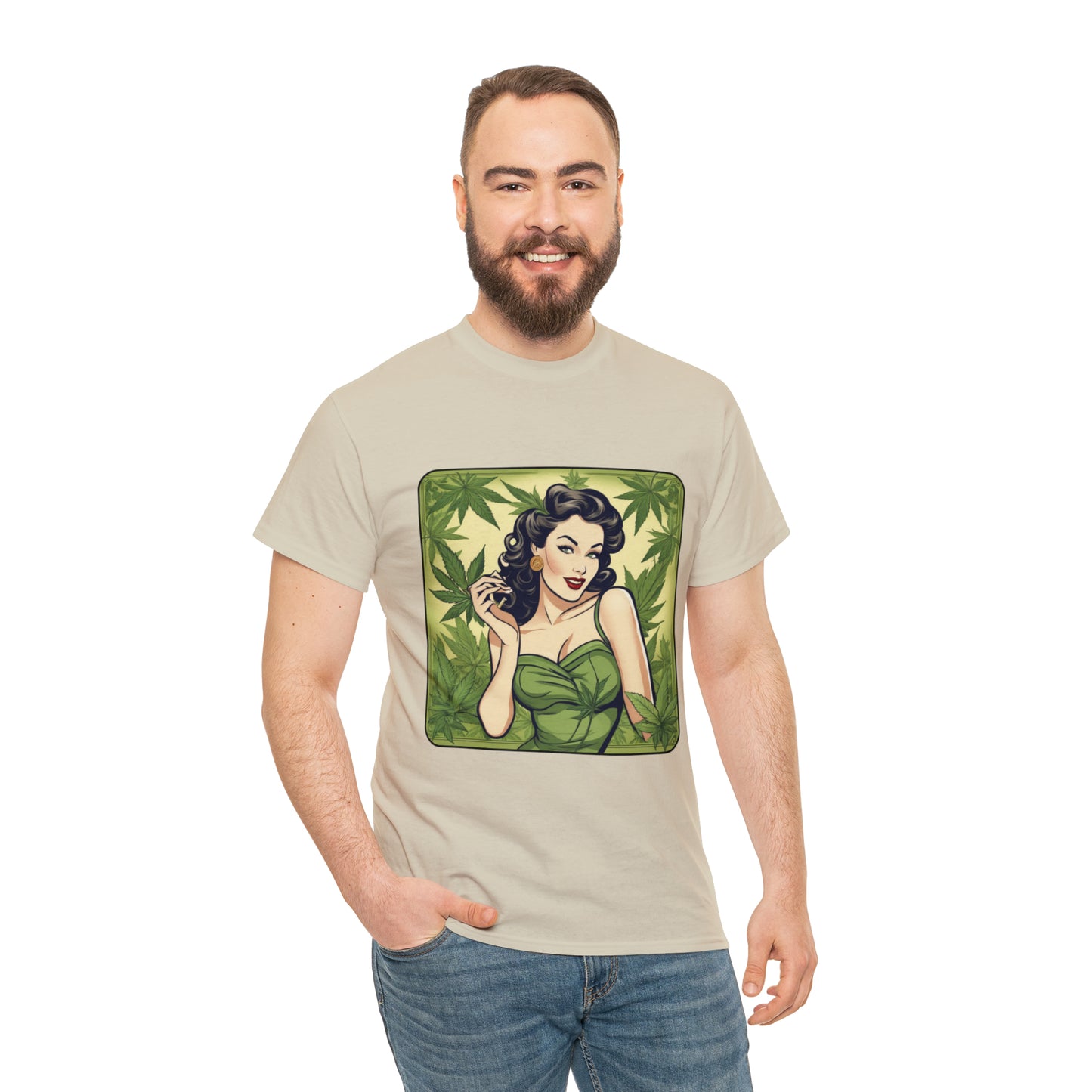 Unisex Heavy Cotton Tee Cannabis Enthusiast No. 11