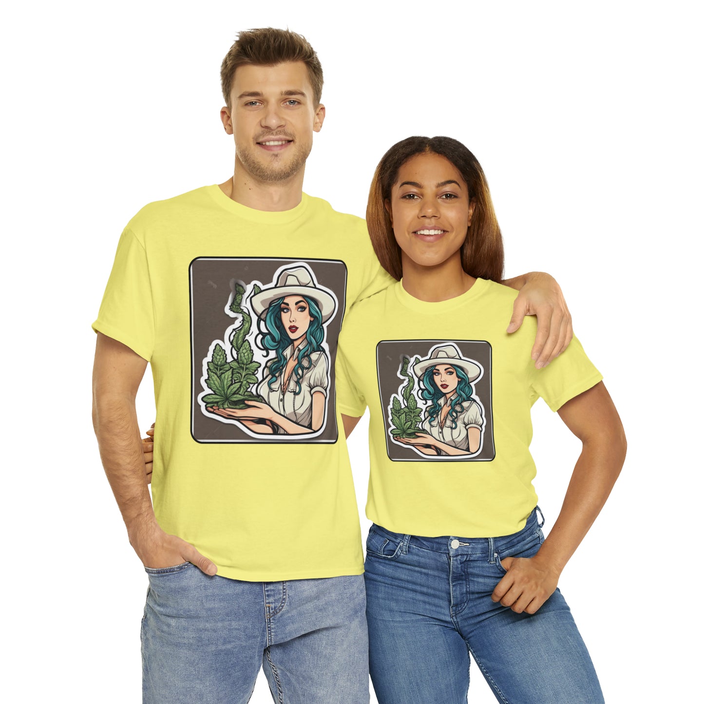 Unisex Heavy Cotton Tee Cannabis Enthusiast Series No.1