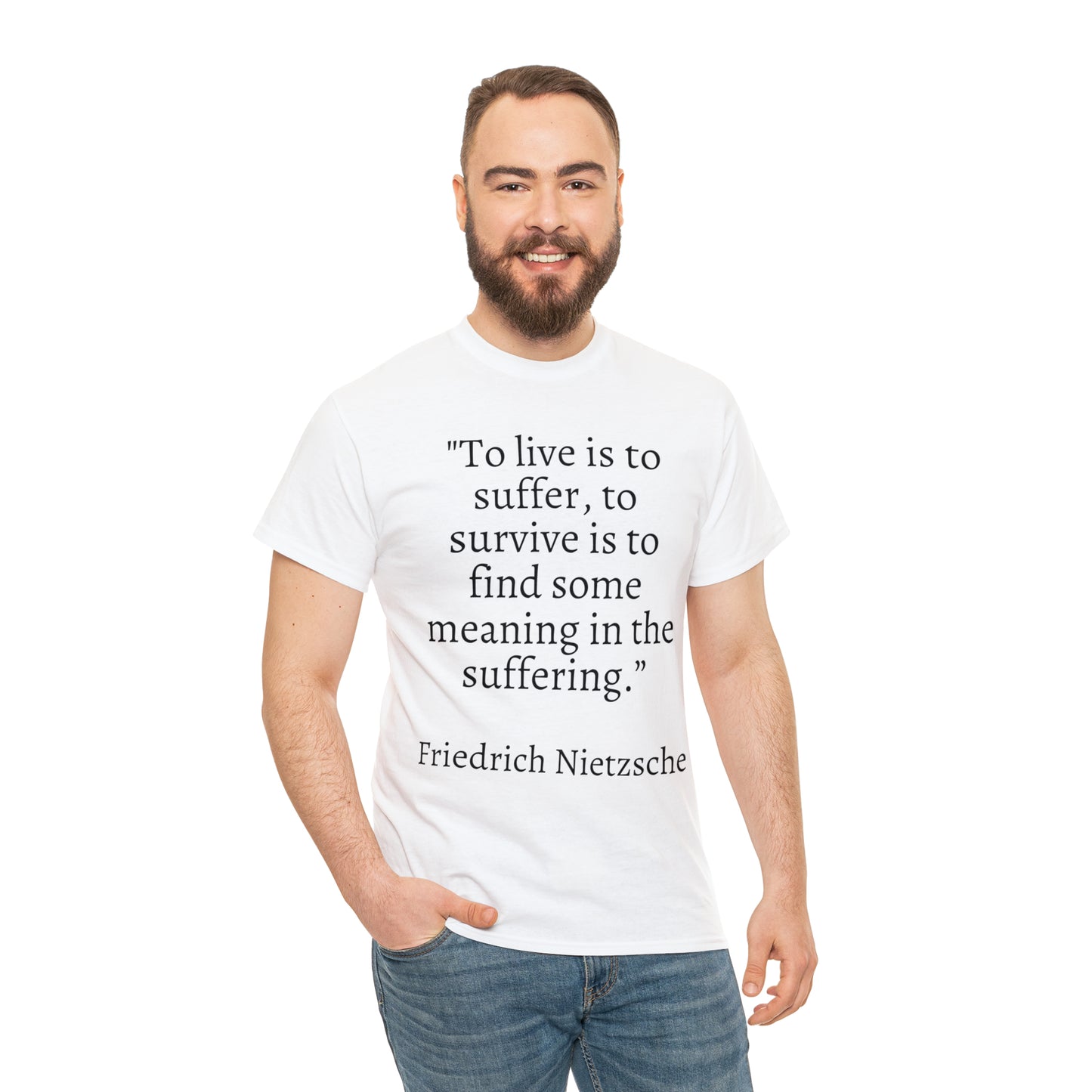 Unisex Heavy Cotton Tee Quotes Series No.1