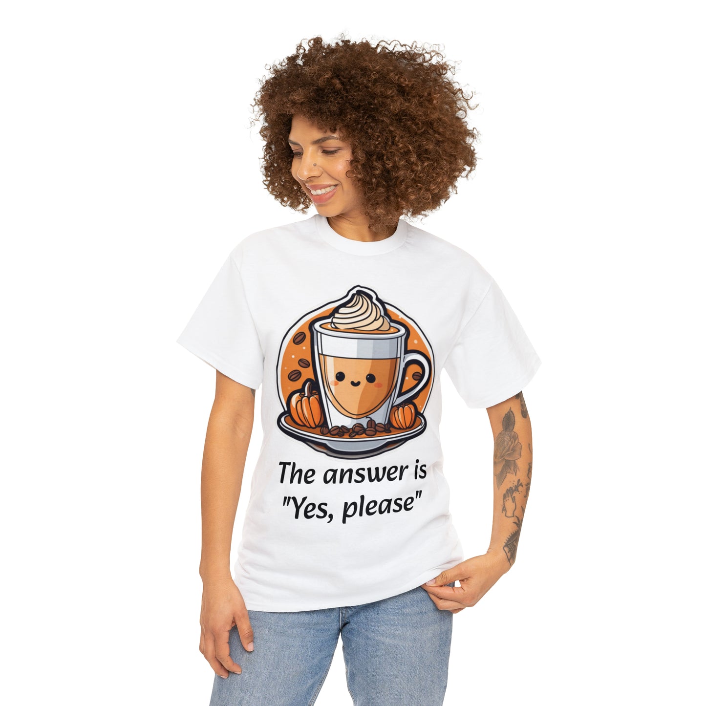 Unisex Heavy Cotton Tee PSL "Yes, please"