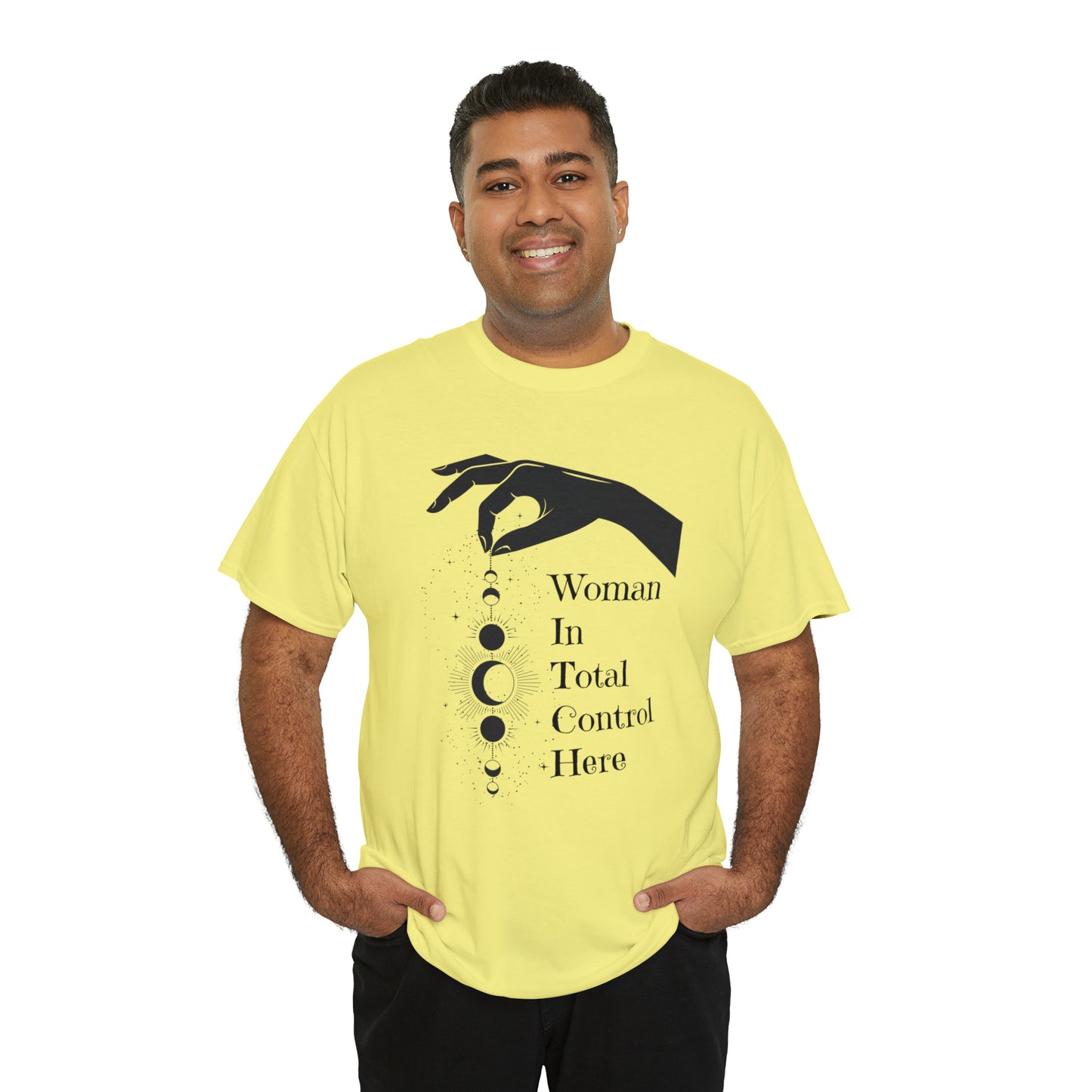 Woman In Total Control Here Tee, Graphic Tshirt