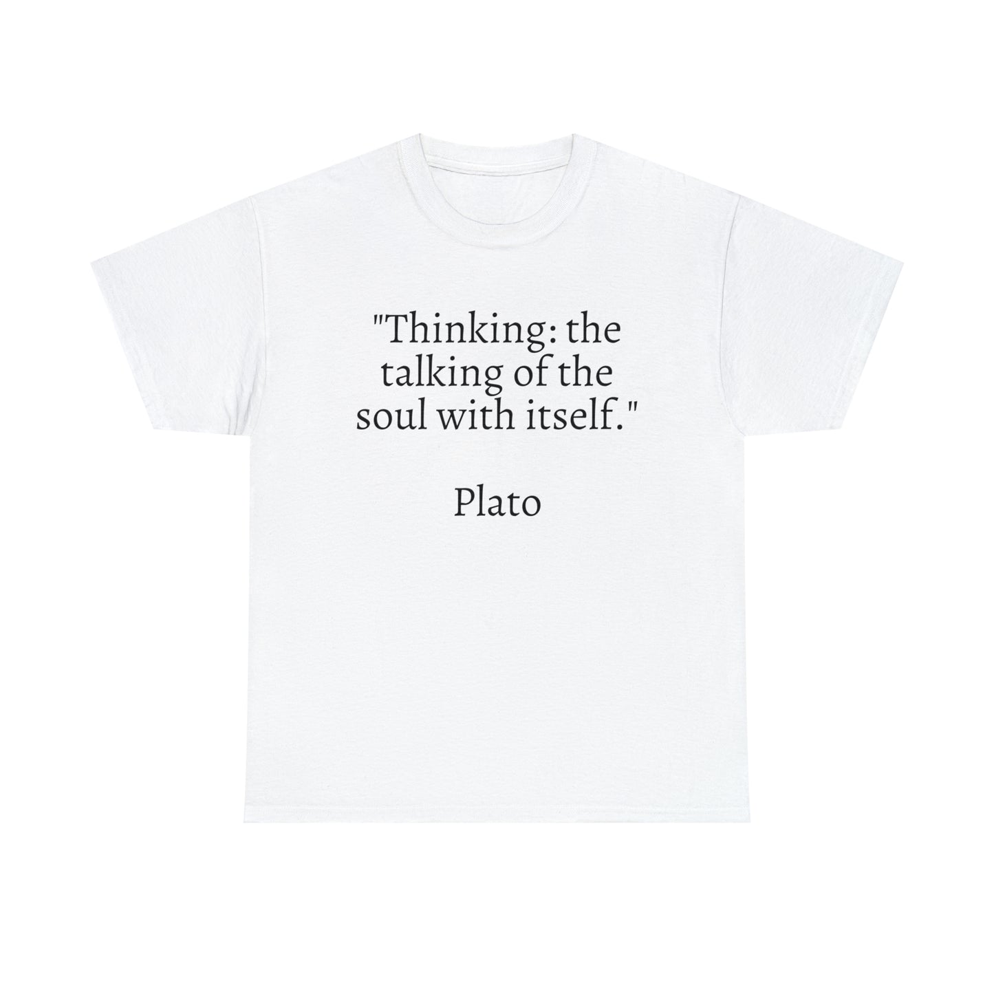 Unisex Heavy Cotton Tee Quotes Plato