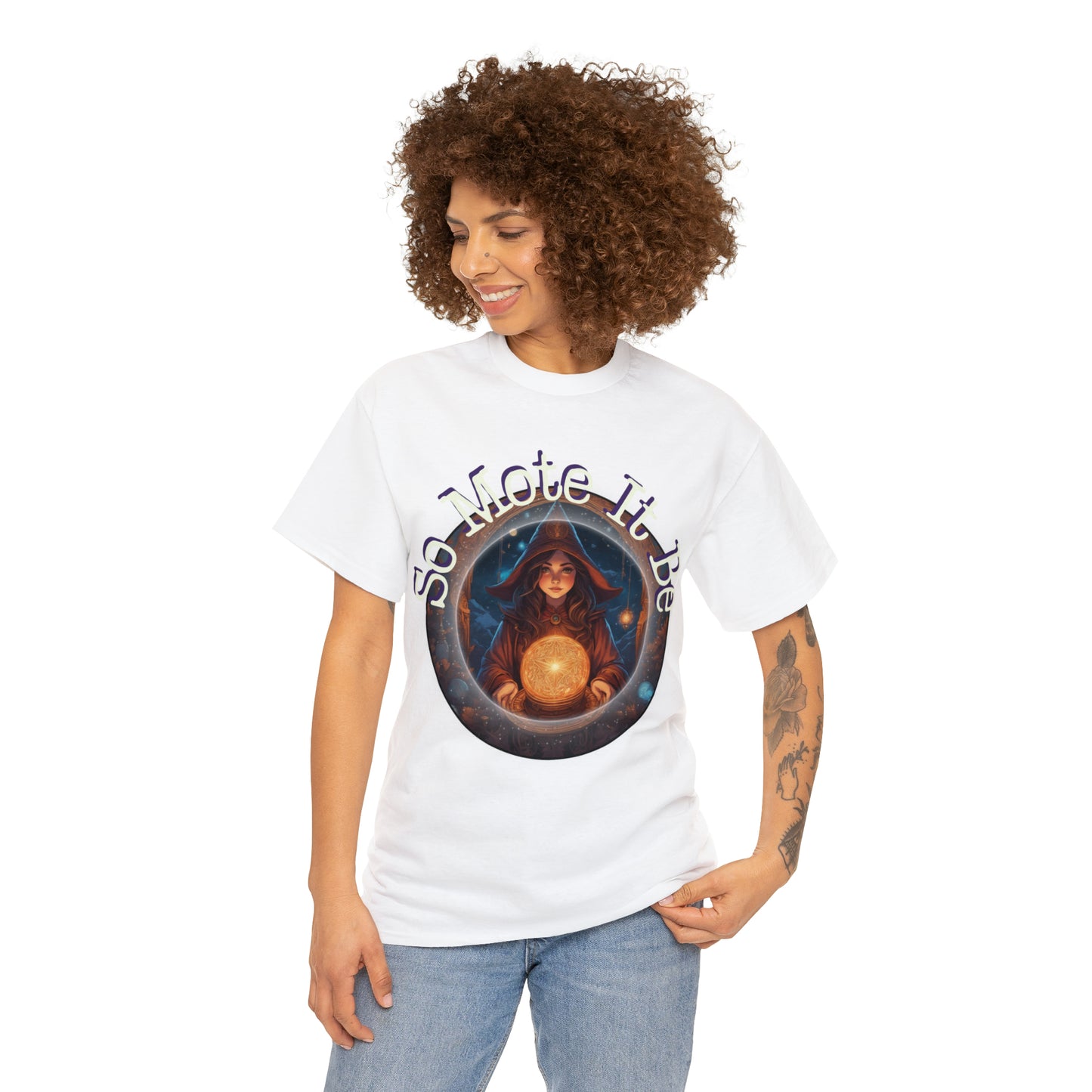 Unisex Heavy Cotton Tee So Mote It Be