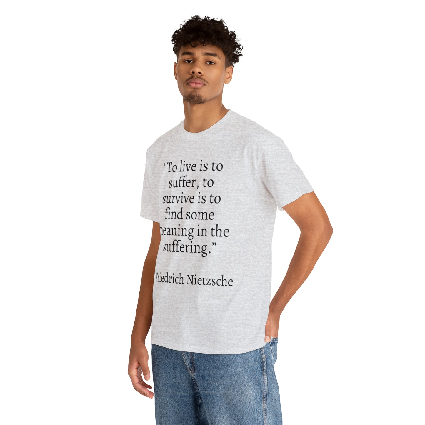 Unisex Heavy Cotton Tee Quotes Series No.1