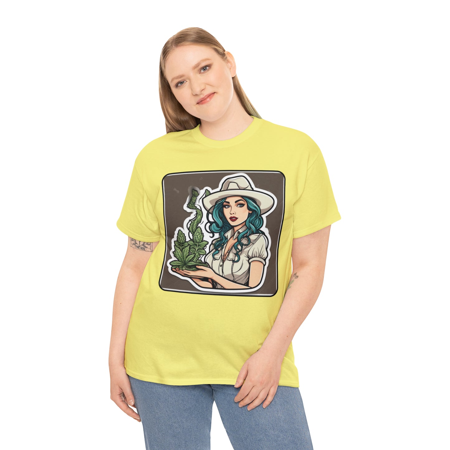 Unisex Heavy Cotton Tee Cannabis Enthusiast Series No.1