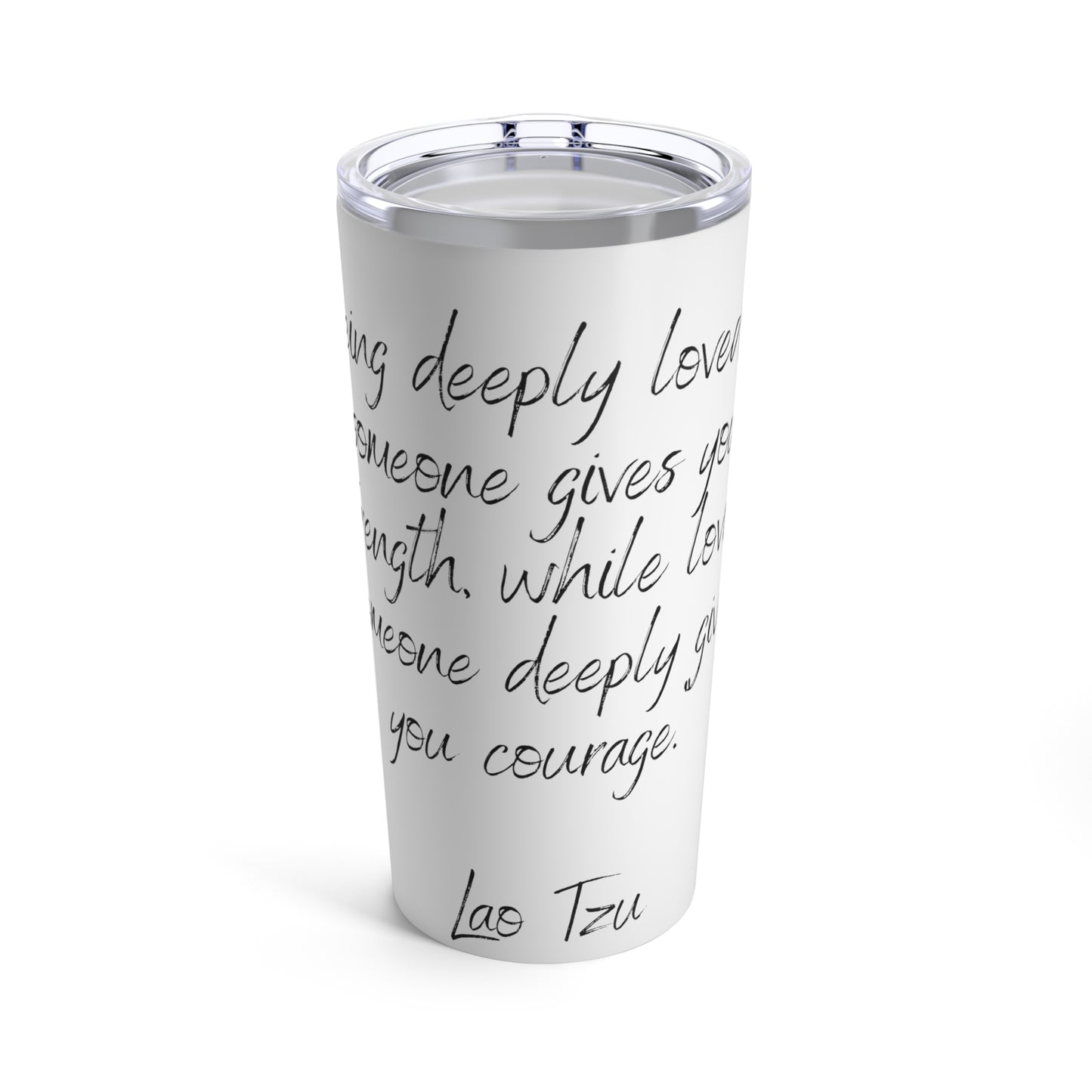 Tumbler 20oz Quote Series Lao Tzu
