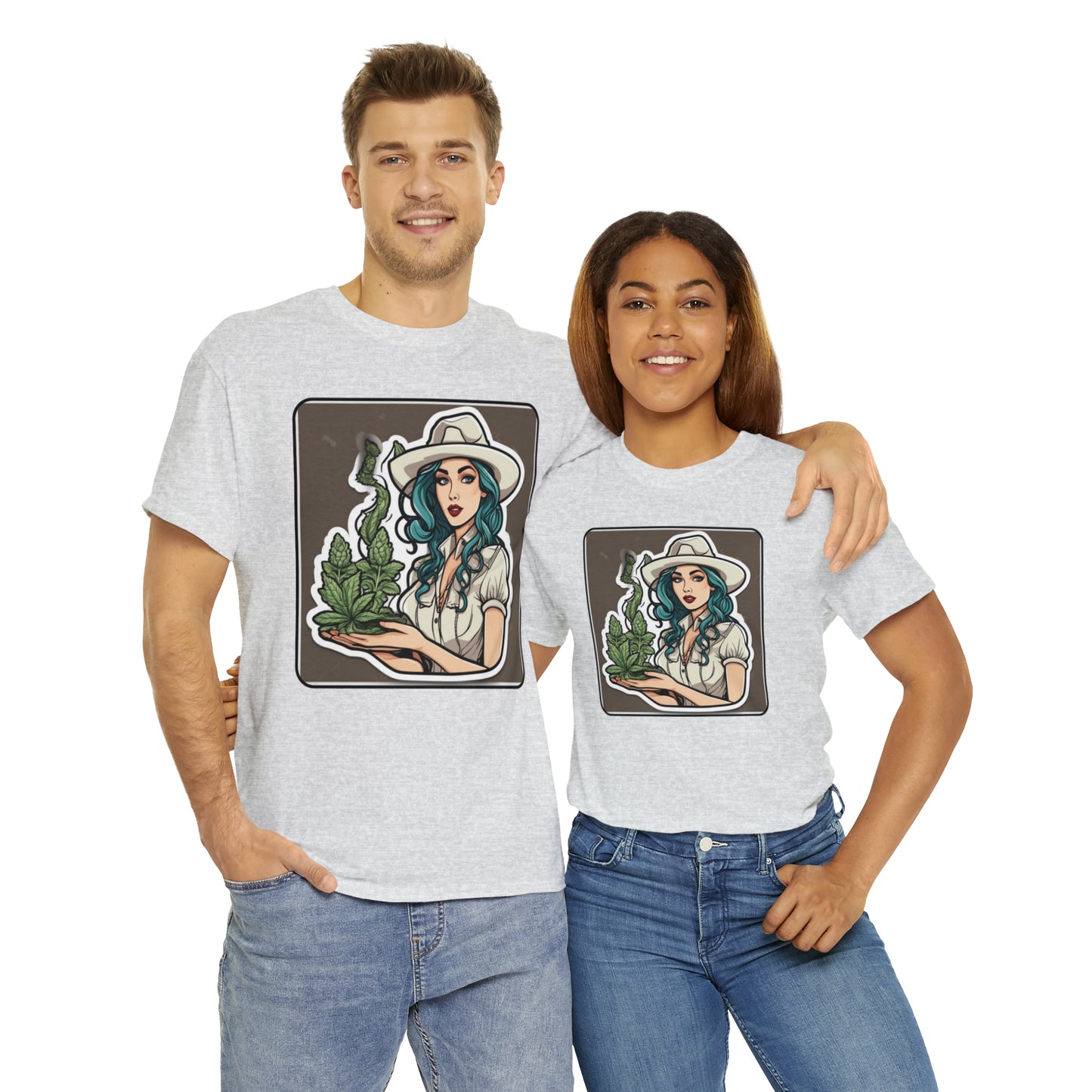 Unisex Heavy Cotton Tee Cannabis Enthusiast Series No.1