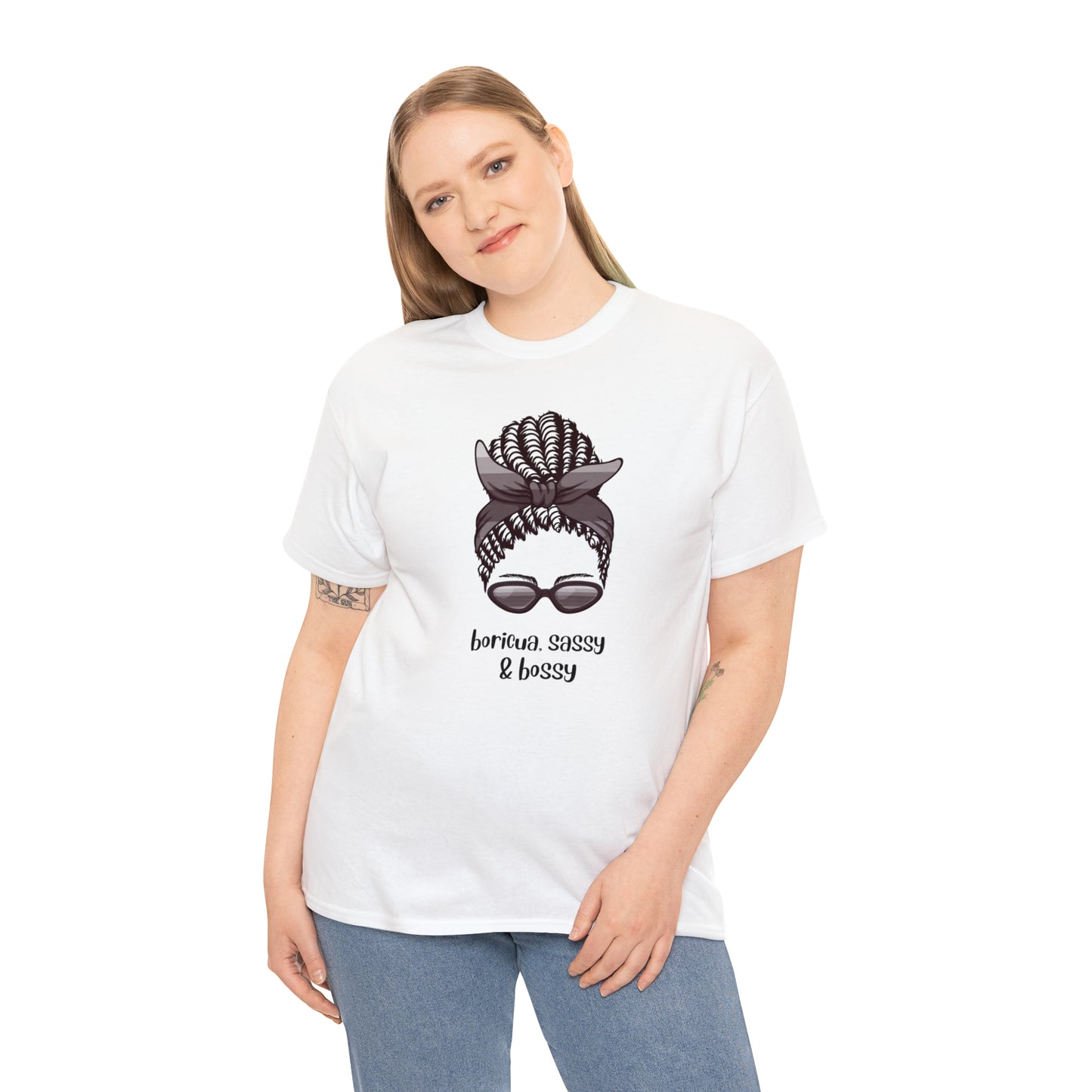Boricua, Sassy & Bossy Tshirt Graphic Tee