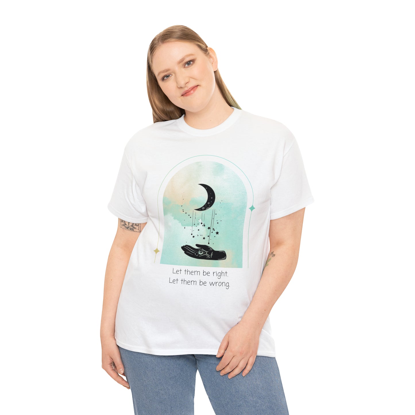 Let Them Graphic Tshirt Unisex Heavy Cotton Tee