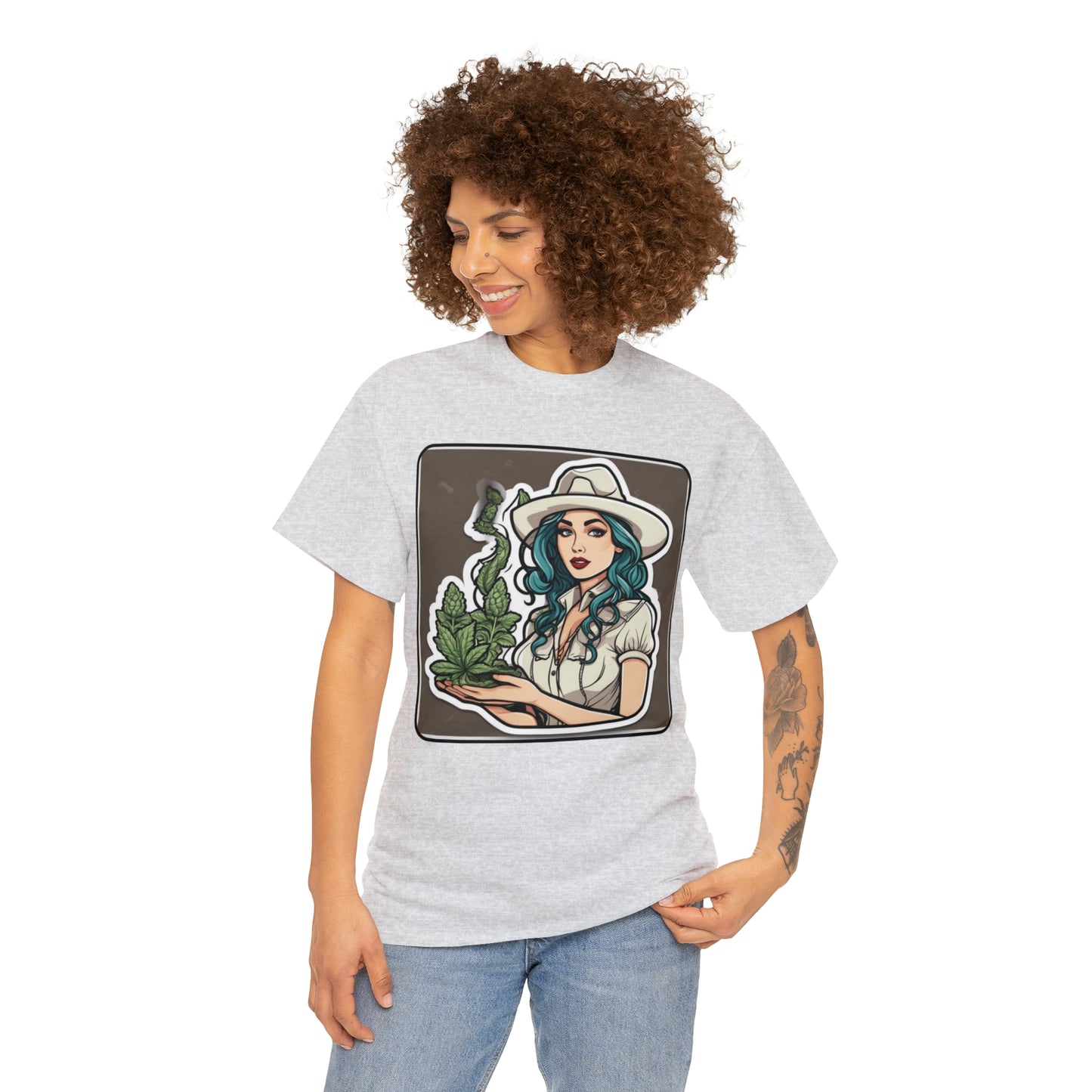 Unisex Heavy Cotton Tee Cannabis Enthusiast Series No.1
