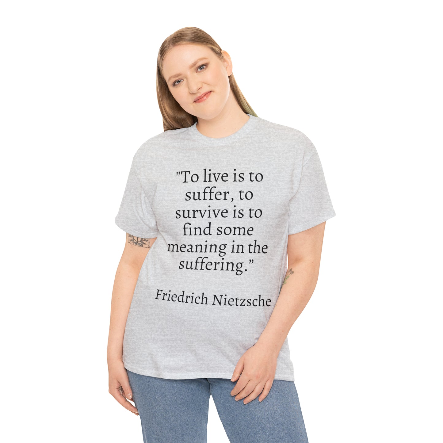 Unisex Heavy Cotton Tee Quotes Series No.1