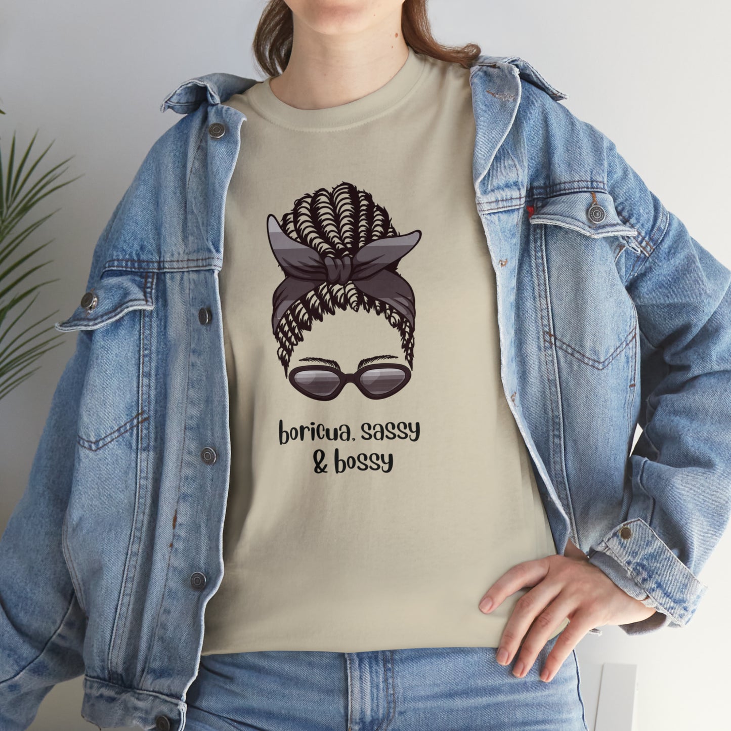 Boricua, Sassy & Bossy Tshirt Graphic Tee