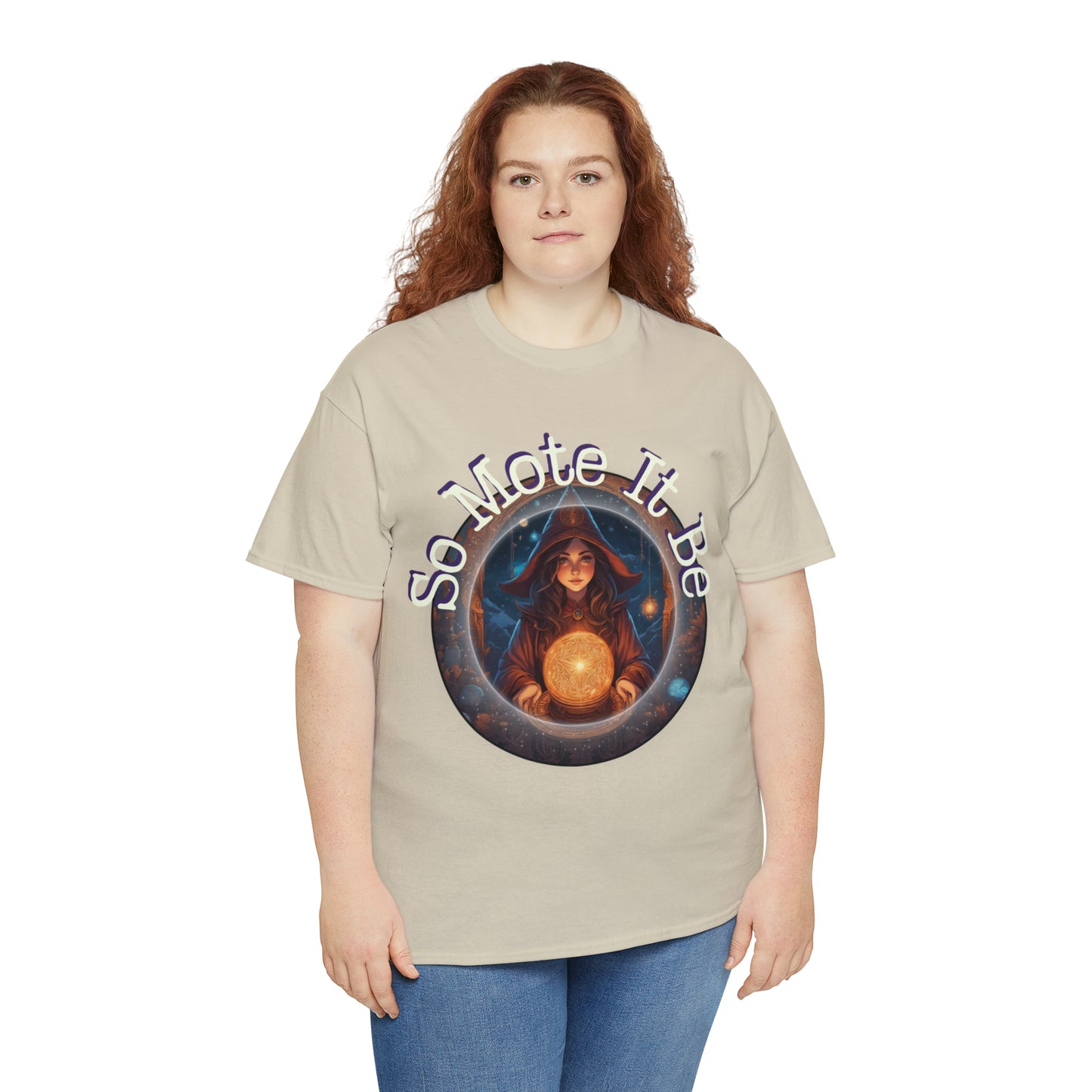 Unisex Heavy Cotton Tee So Mote It Be