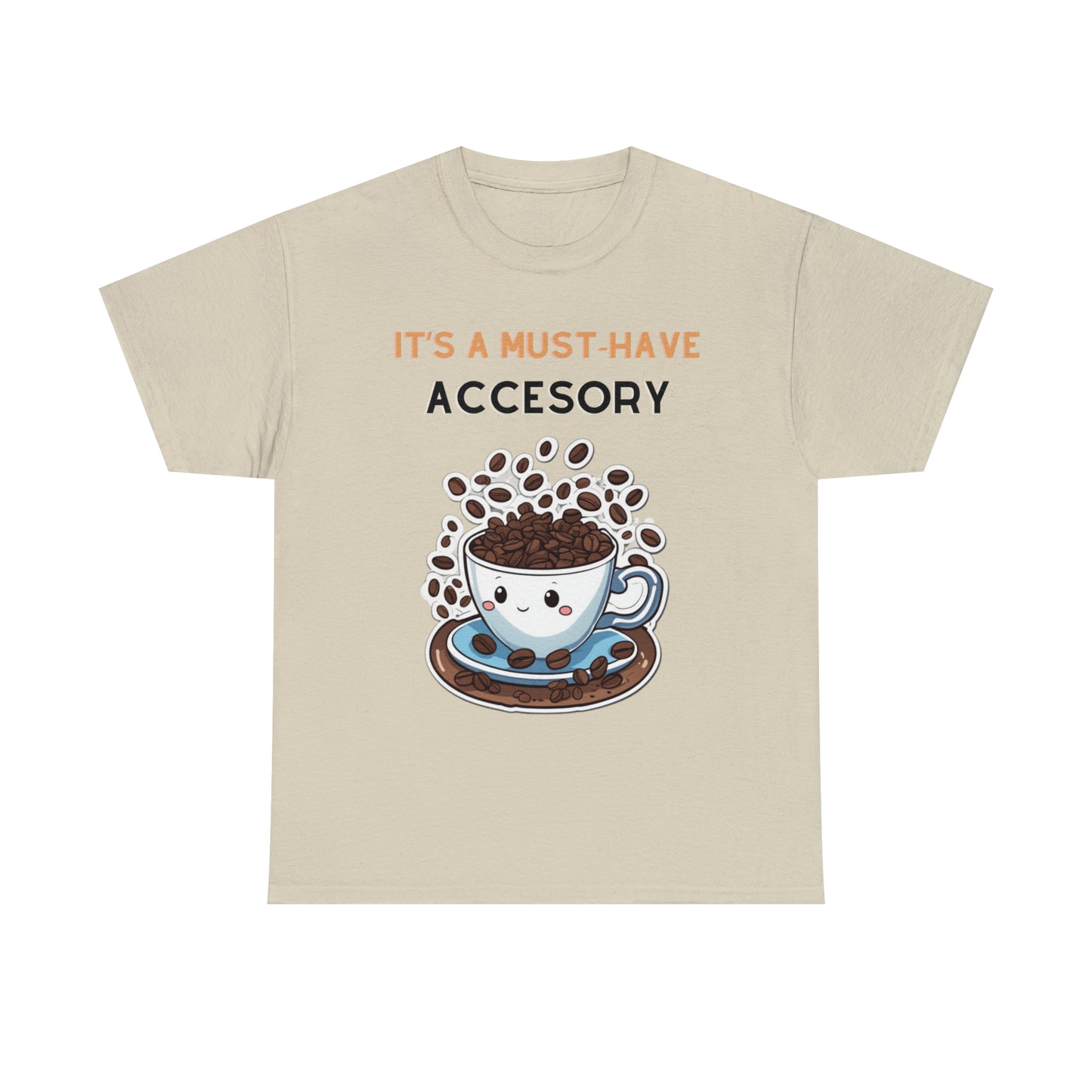 Unisex Heavy Cotton Tee Coffee Must-Have Accesory