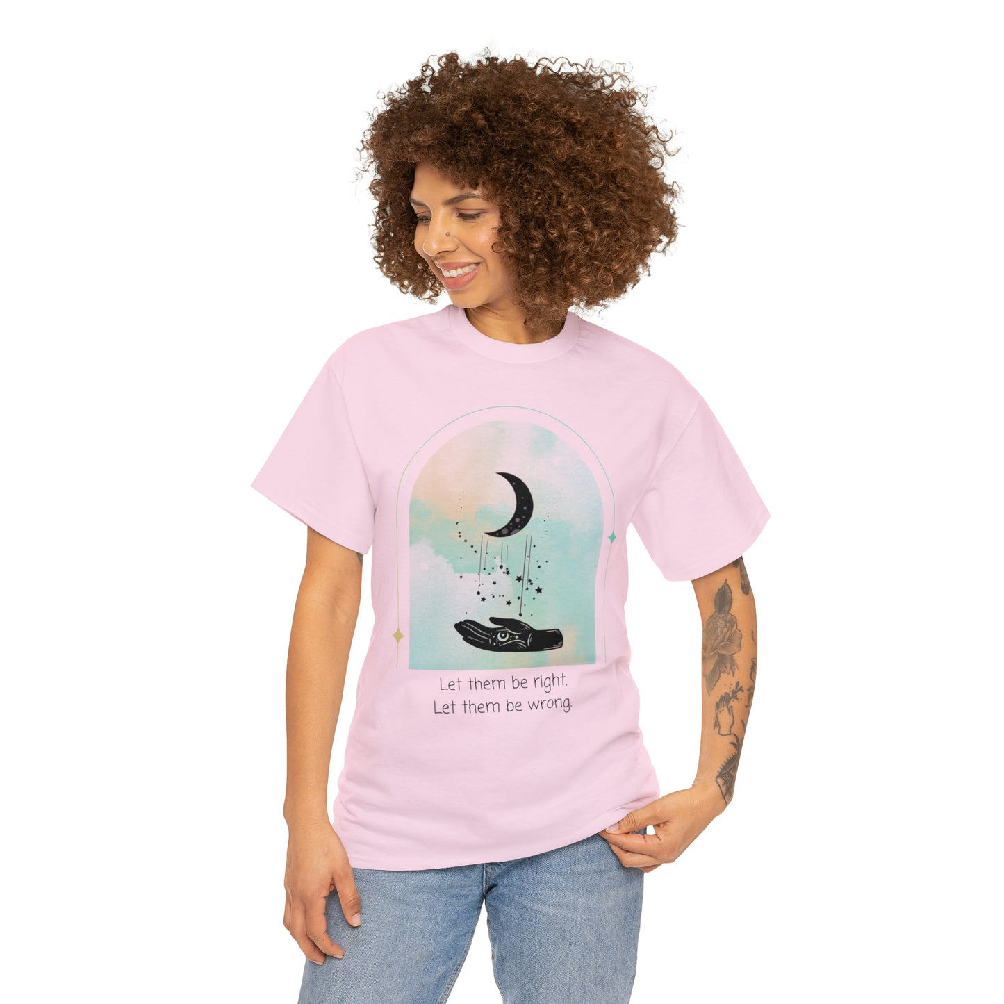 Let Them Graphic Tshirt Unisex Heavy Cotton Tee