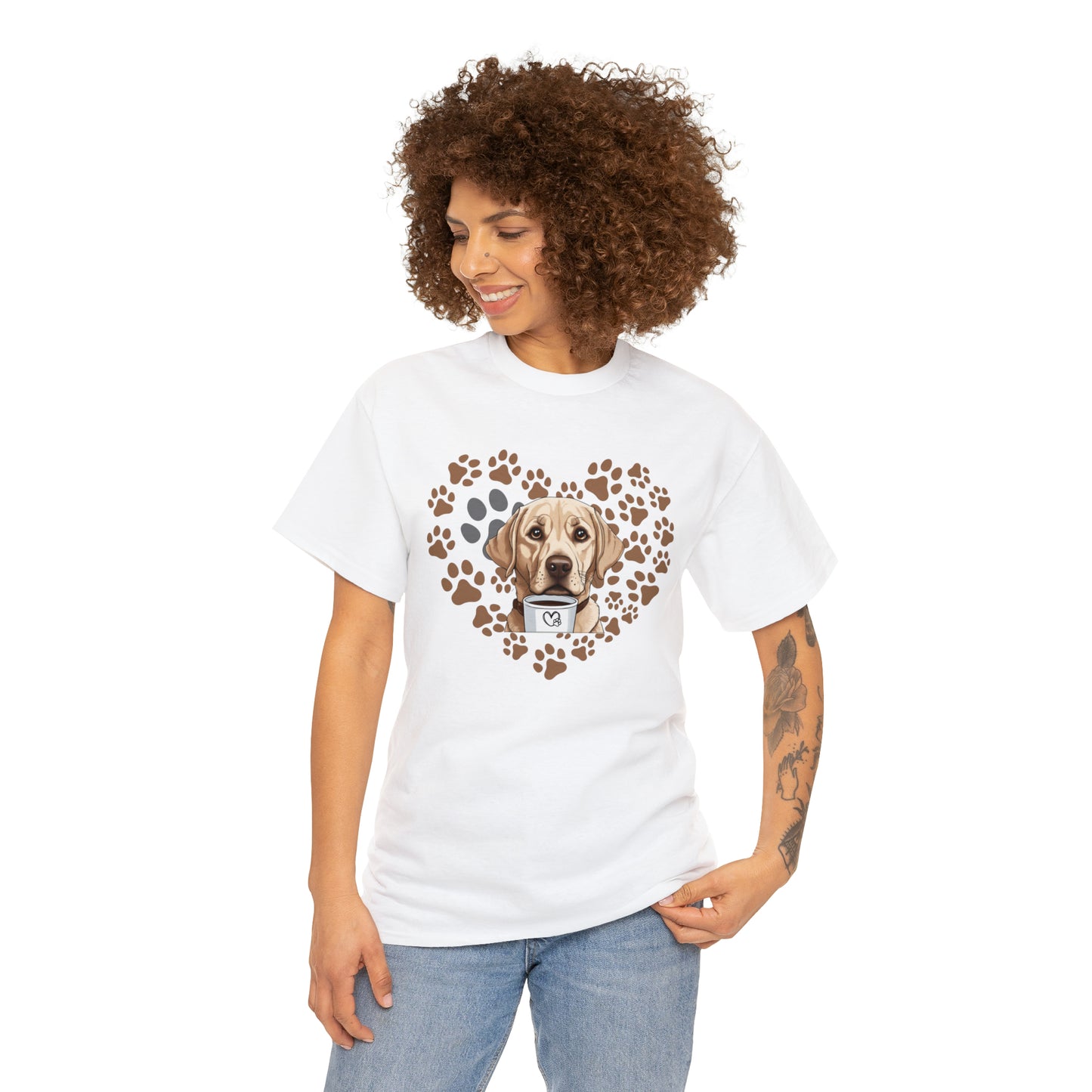 Golden Retriever Graphic Tshirt Unisex Heavy Cotton Tee