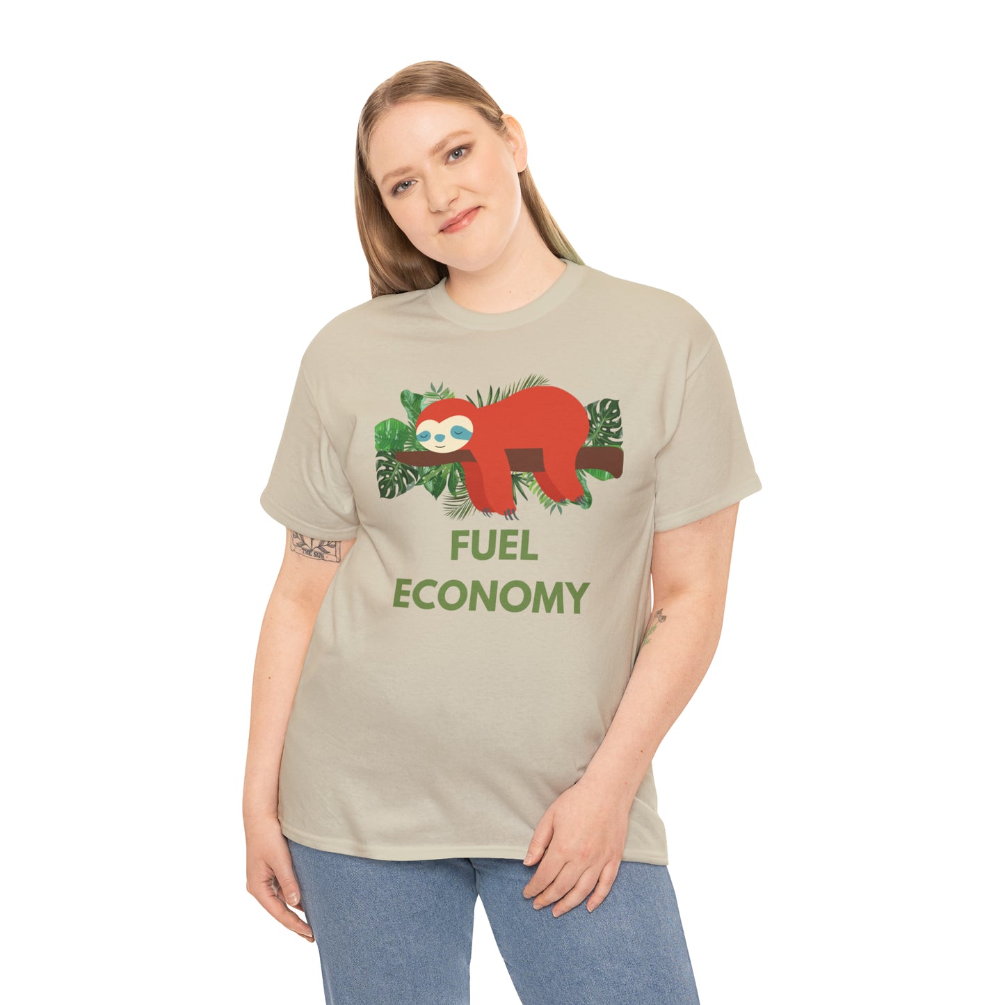 Fuel Economy Graphic Tshirt Unisex Heavy Cotton Tee
