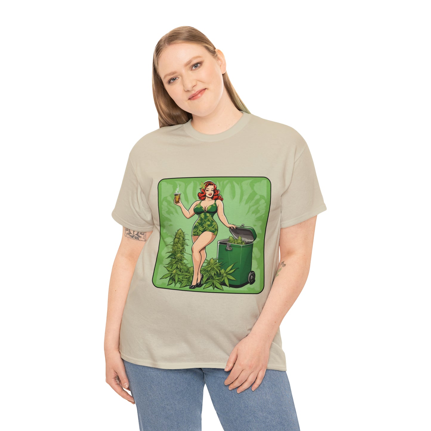 Unisex Heavy Cotton Tee Cannabis Enthusiast No. 12