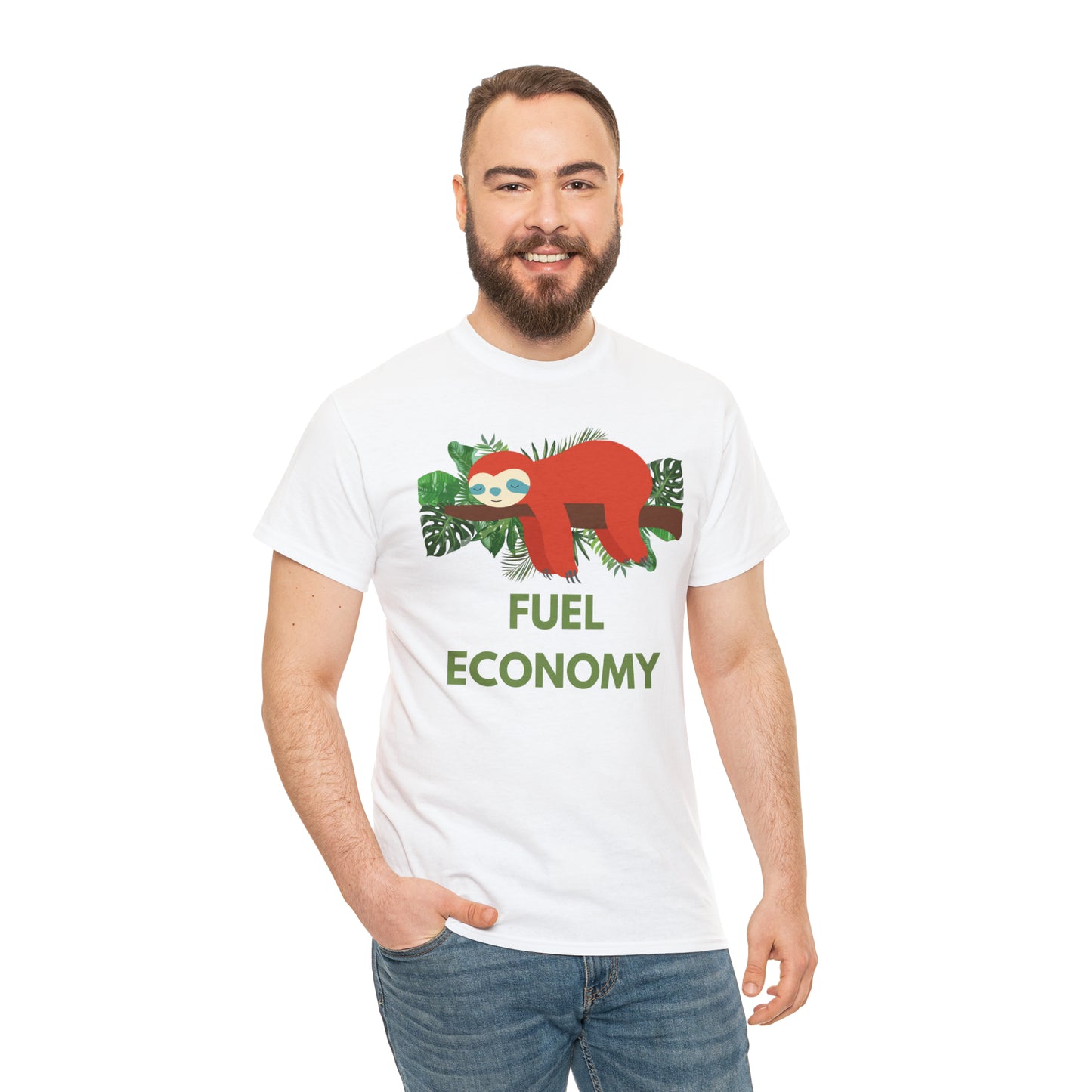 Fuel Economy Graphic Tshirt Unisex Heavy Cotton Tee
