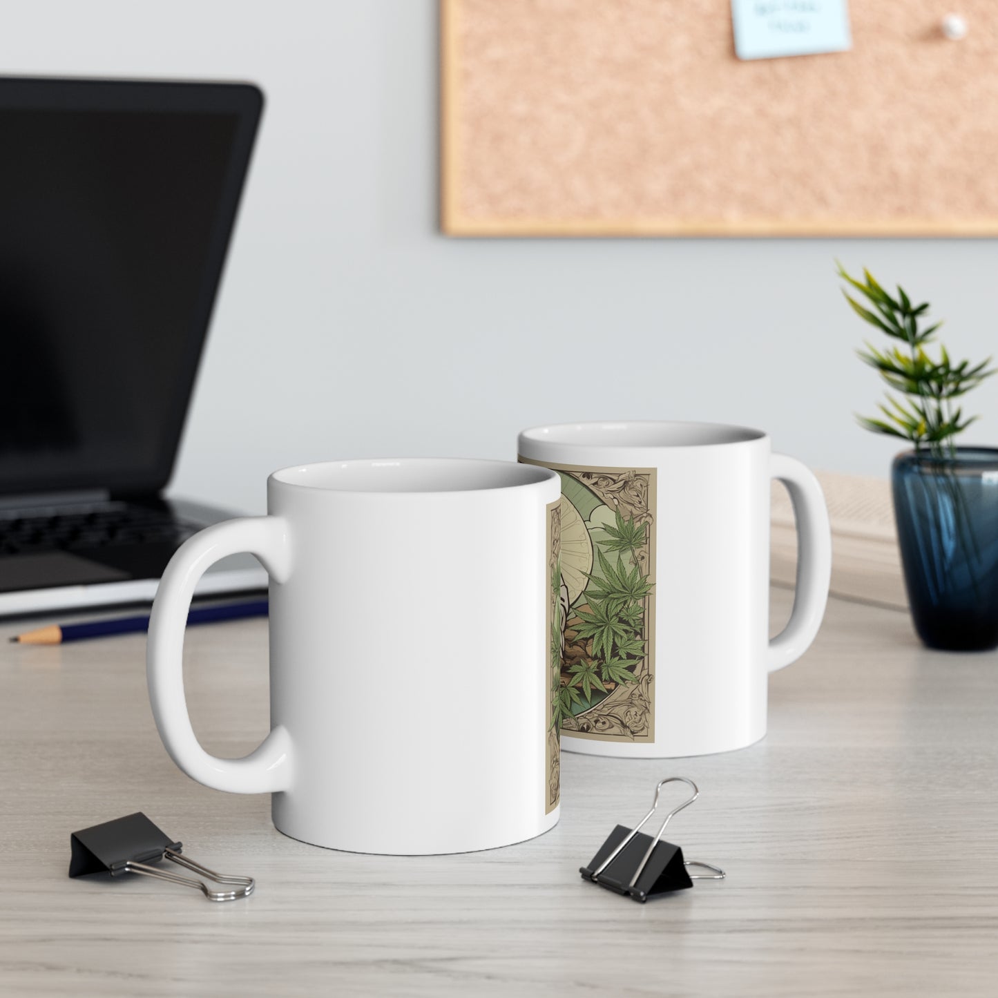 Ceramic Mug 11 Oz. Cannabis Enthusiast Series Jesus Weed