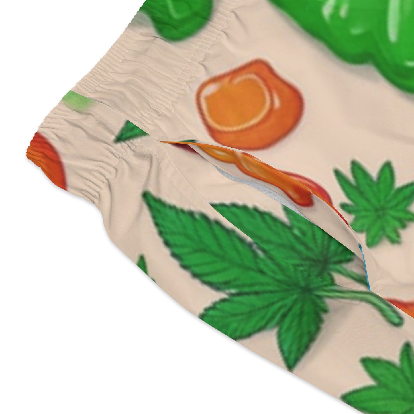 Swim Trunks (AOP) Cannabis Enthusiast Series