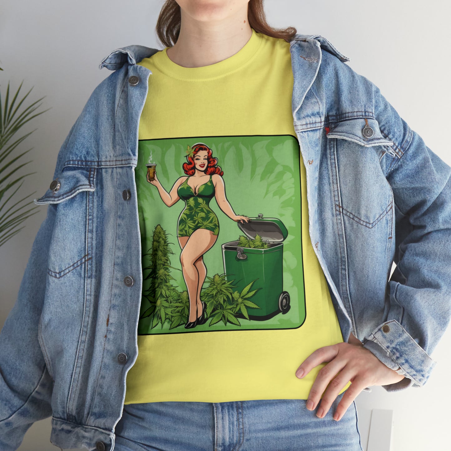 Unisex Heavy Cotton Tee Cannabis Enthusiast No. 12