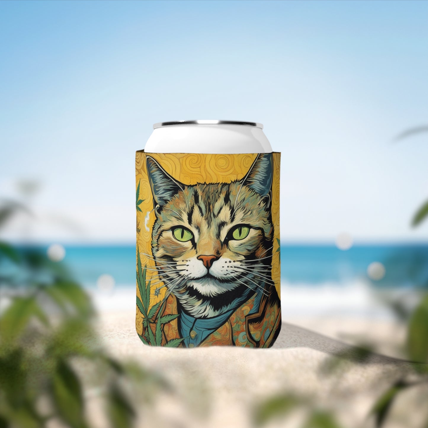 Can Cooler Sleeve Kitten Love Series