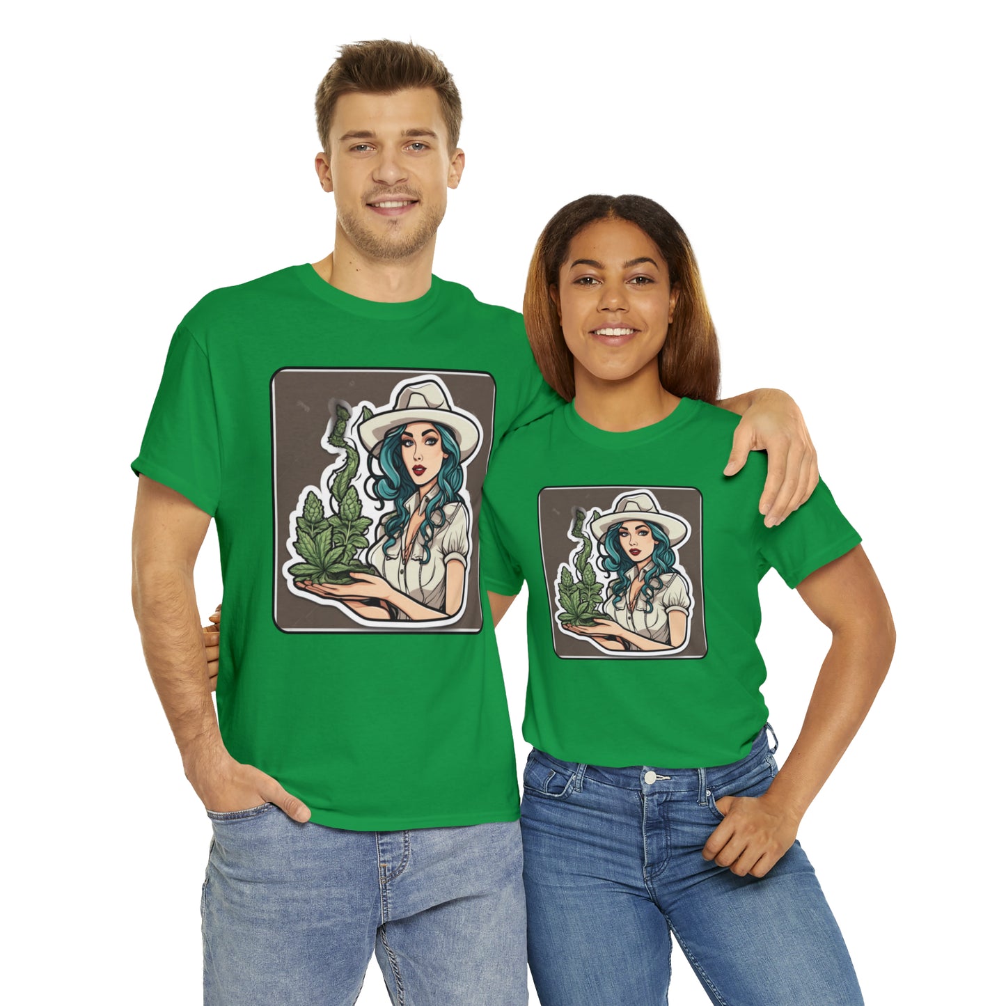 Unisex Heavy Cotton Tee Cannabis Enthusiast Series No.1