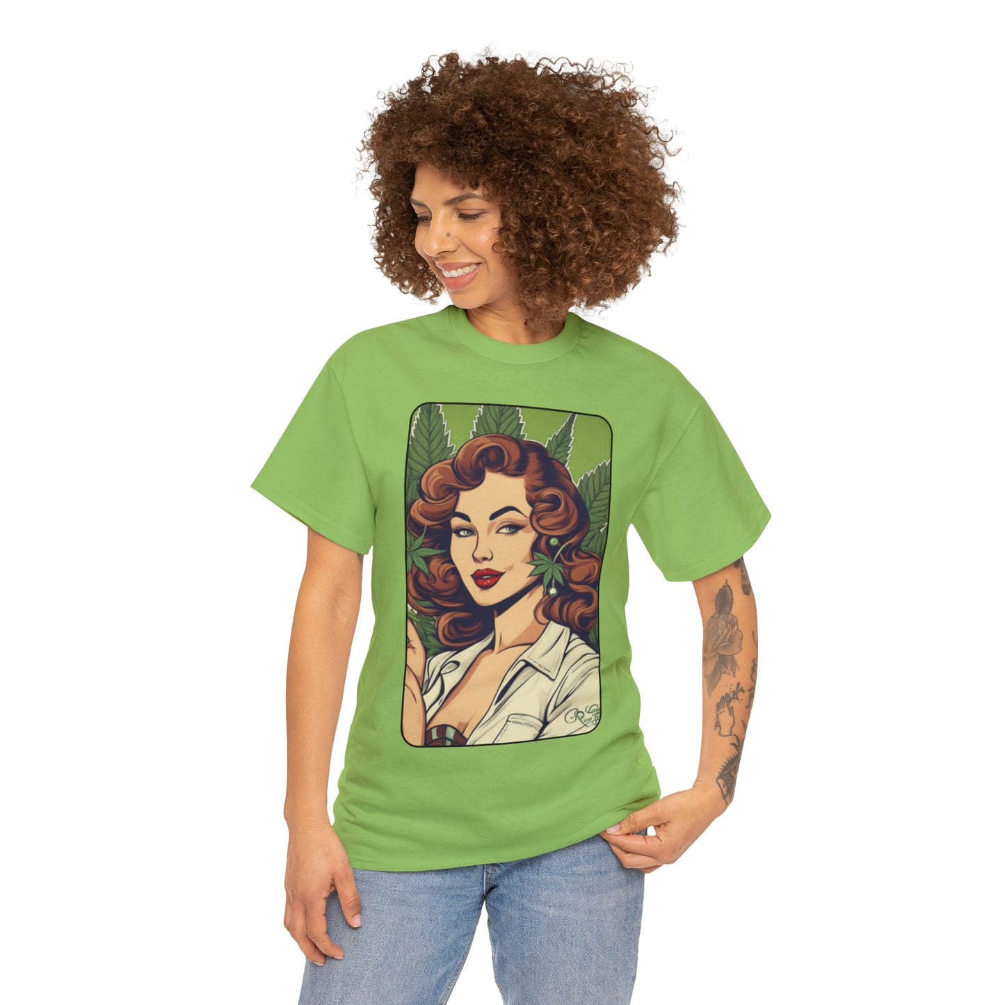 Unisex Heavy Cotton Tee Cannabis Enthusiast No. 10