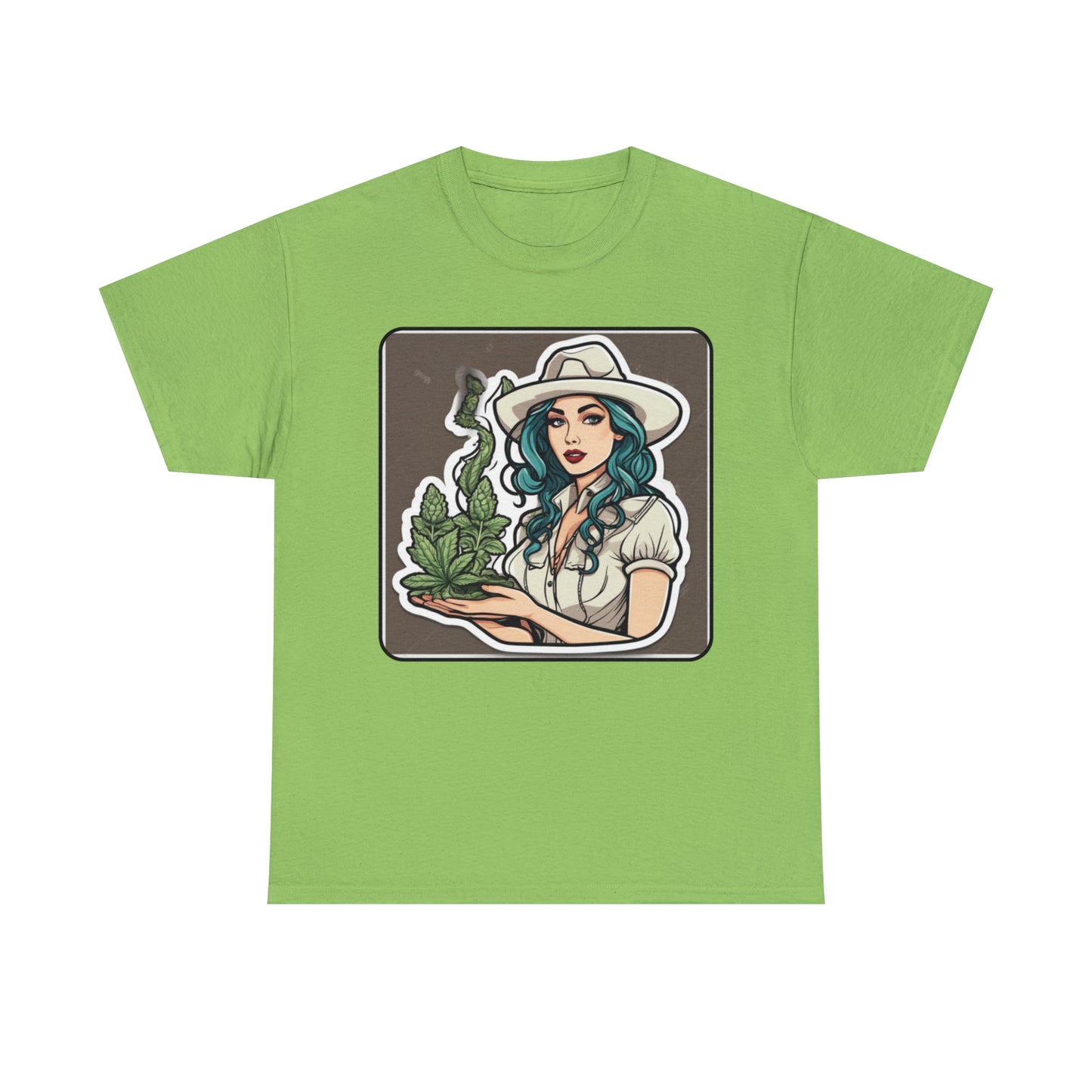 Unisex Heavy Cotton Tee Cannabis Enthusiast Series No.1