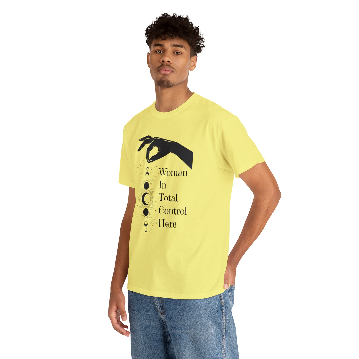 Woman In Total Control Here Tee, Graphic Tshirt
