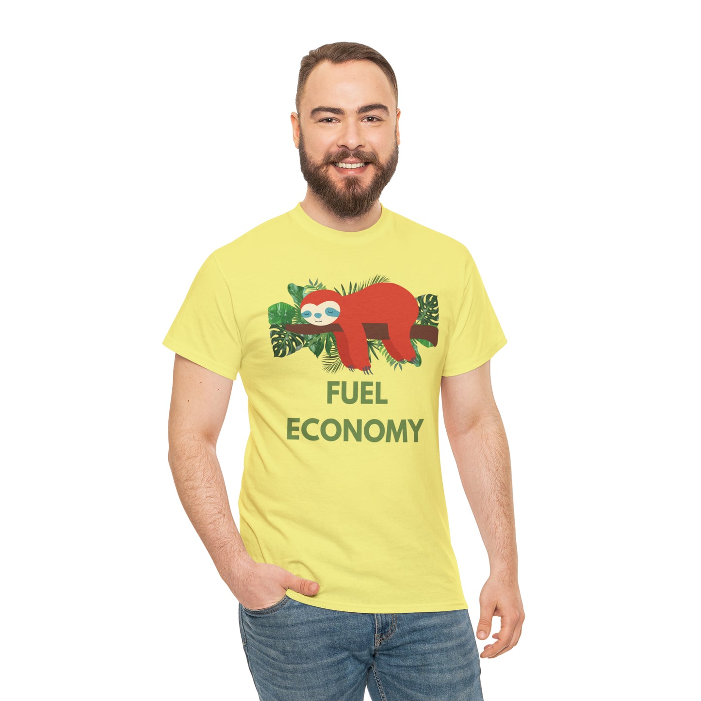Fuel Economy Graphic Tshirt Unisex Heavy Cotton Tee