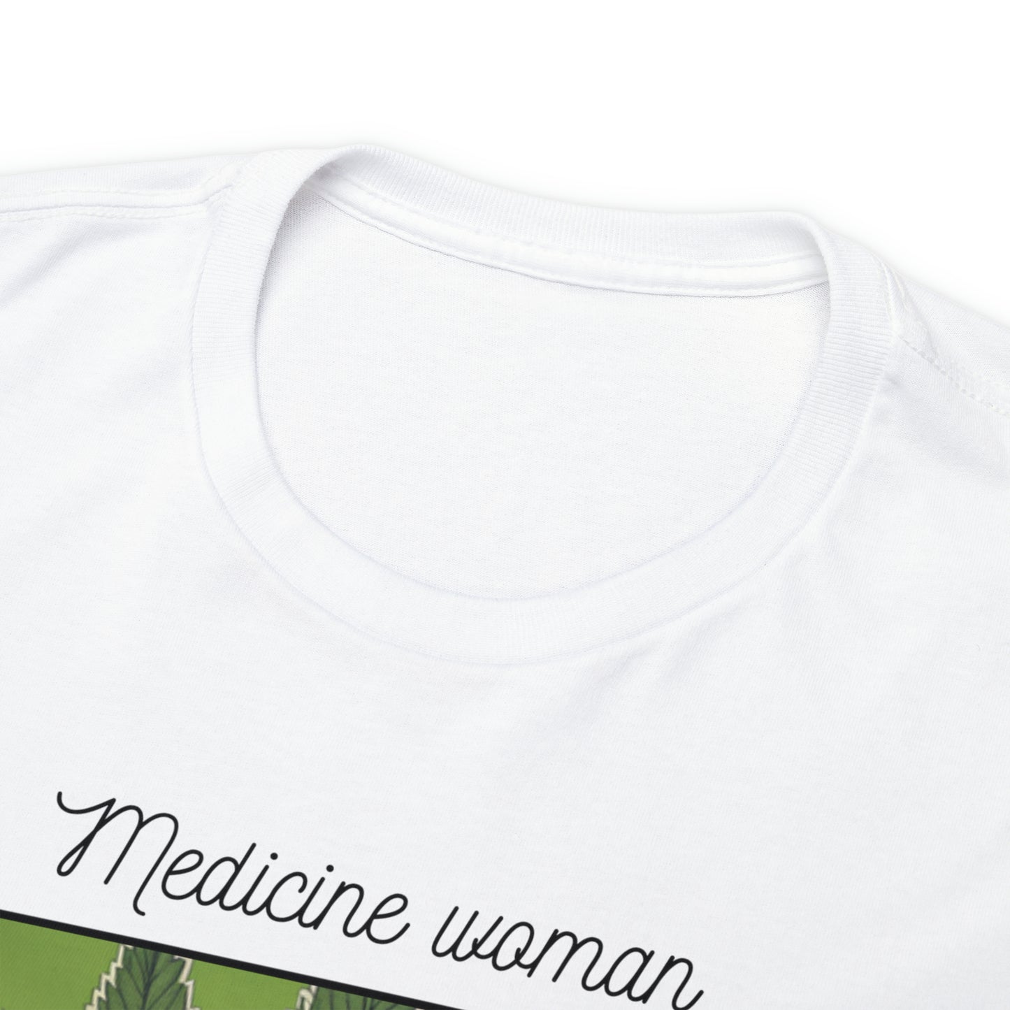 Unisex Heavy Cotton Tee Cannabis Enthusiast Medicine Woman Series No. 10