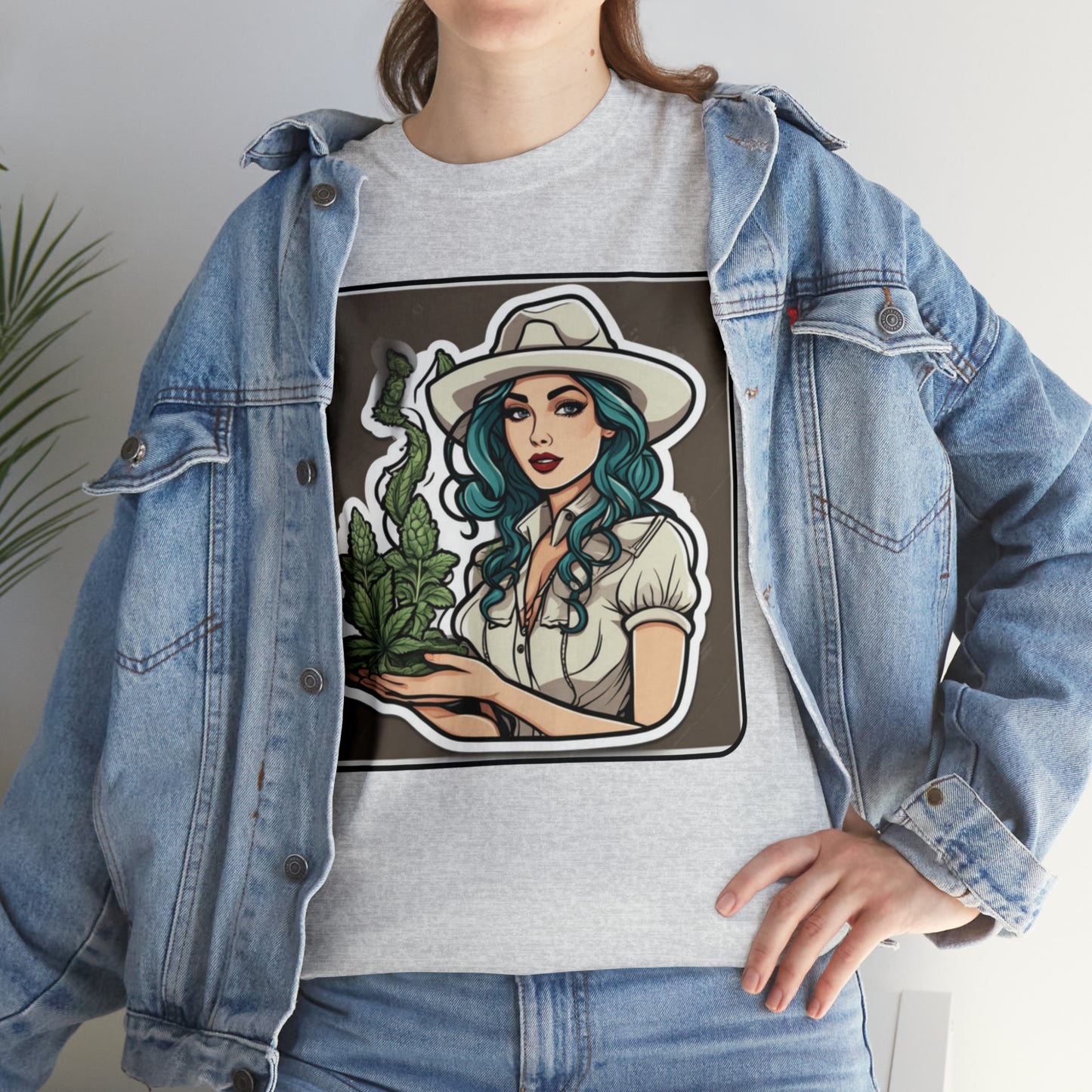 Unisex Heavy Cotton Tee Cannabis Enthusiast Series No.1