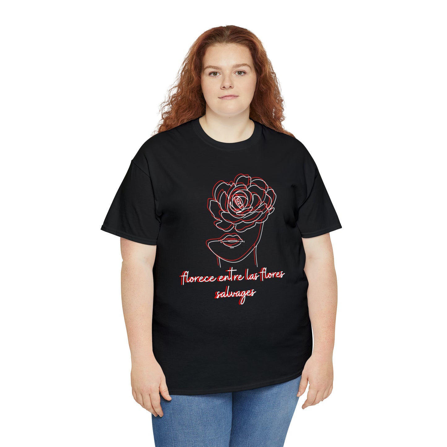 Florece Entre Flores Salvages Graphic Tshirt Unisex Heavy Cotton Tee