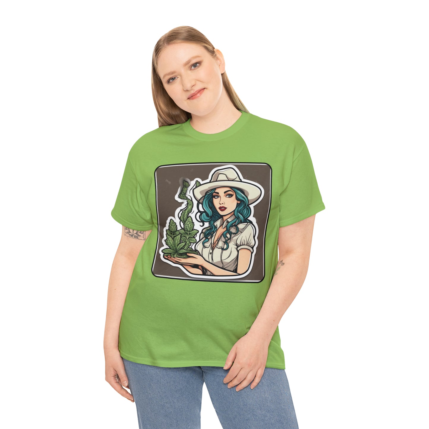 Unisex Heavy Cotton Tee Cannabis Enthusiast Series No.1