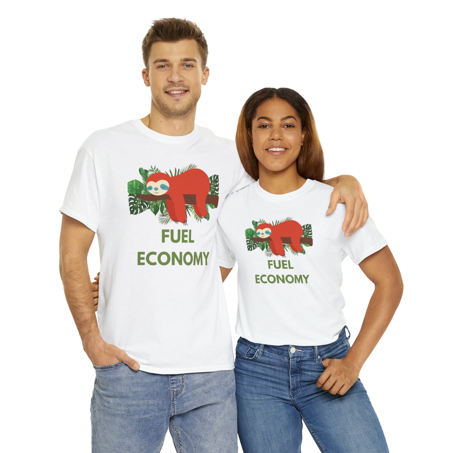 Fuel Economy Graphic Tshirt Unisex Heavy Cotton Tee