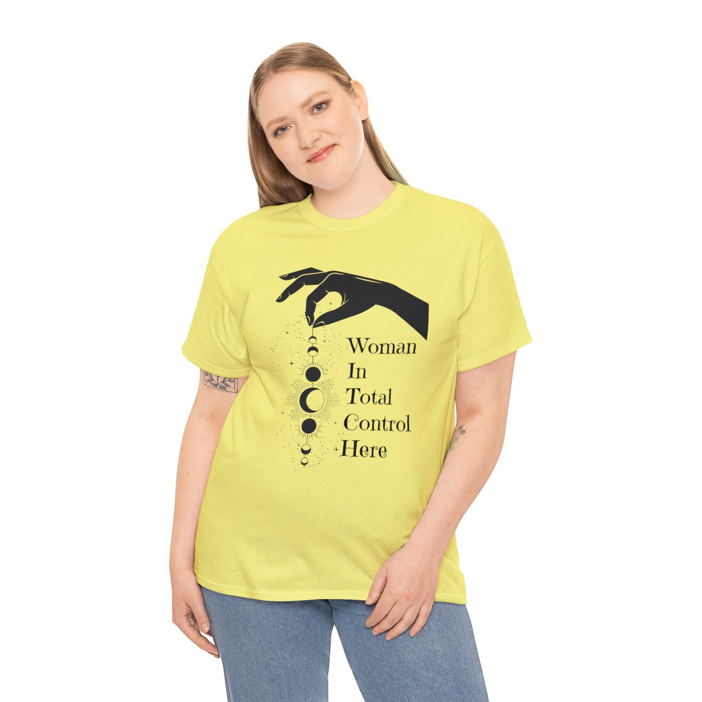 Woman In Total Control Here Tee, Graphic Tshirt