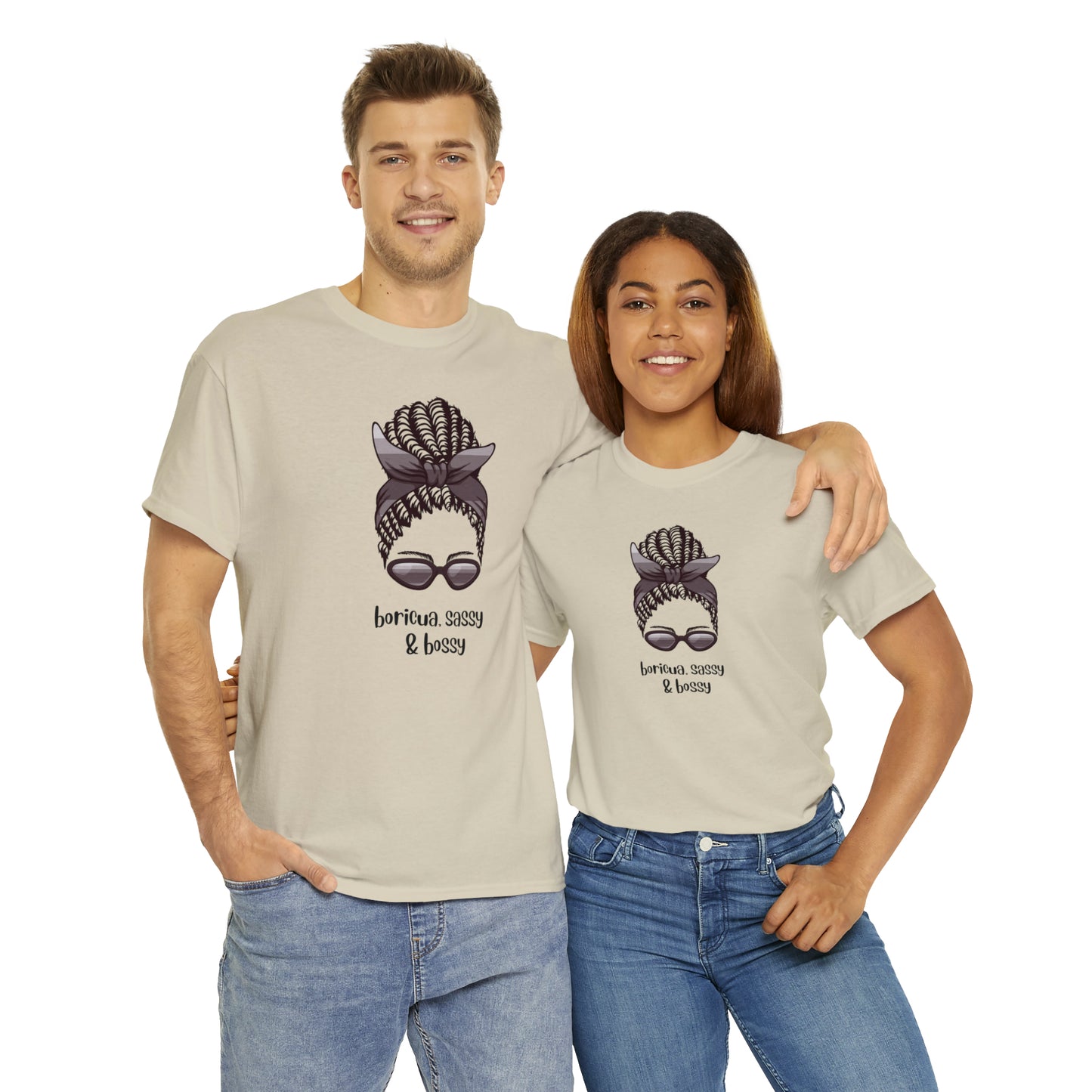 Boricua, Sassy & Bossy Tshirt Graphic Tee