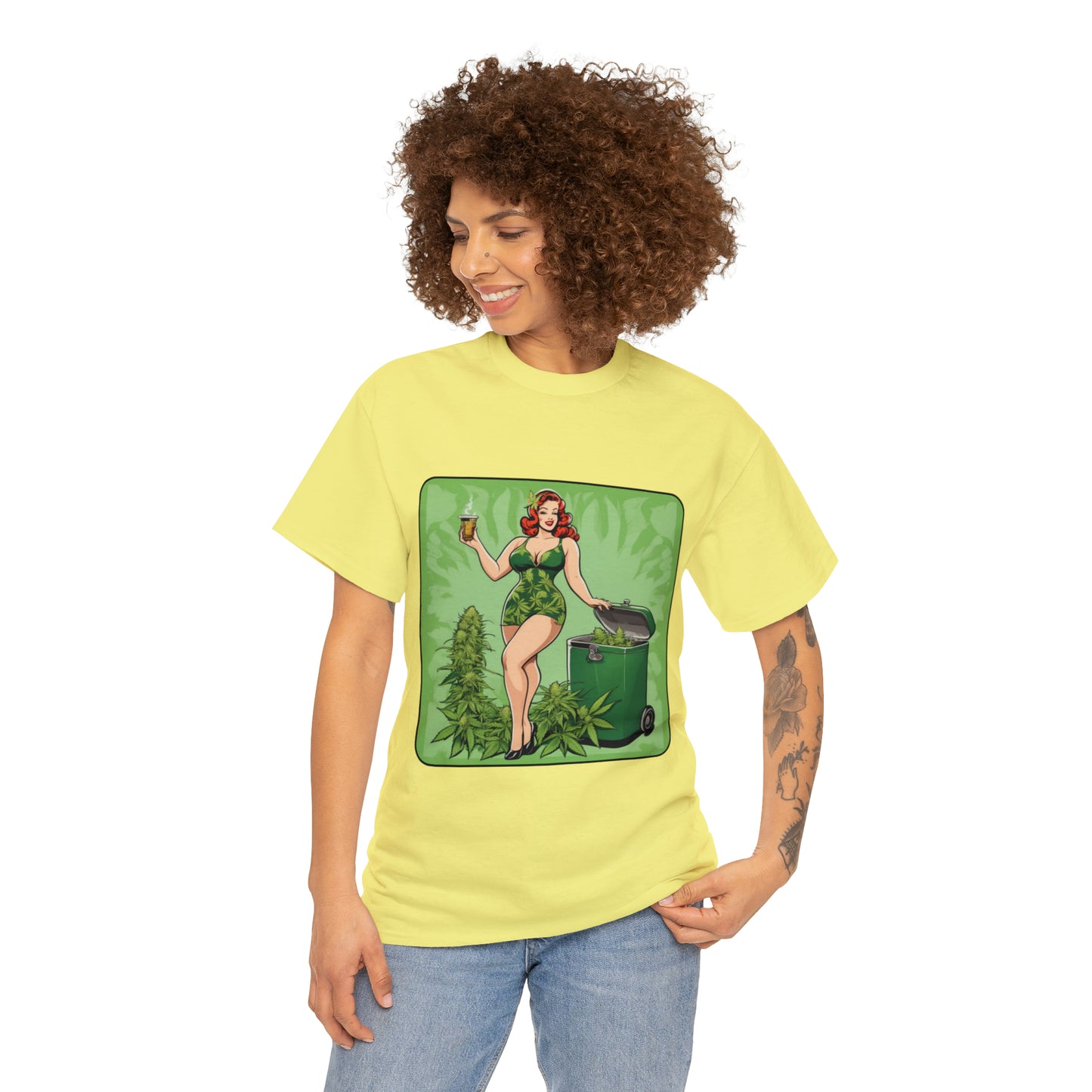 Unisex Heavy Cotton Tee Cannabis Enthusiast No. 12