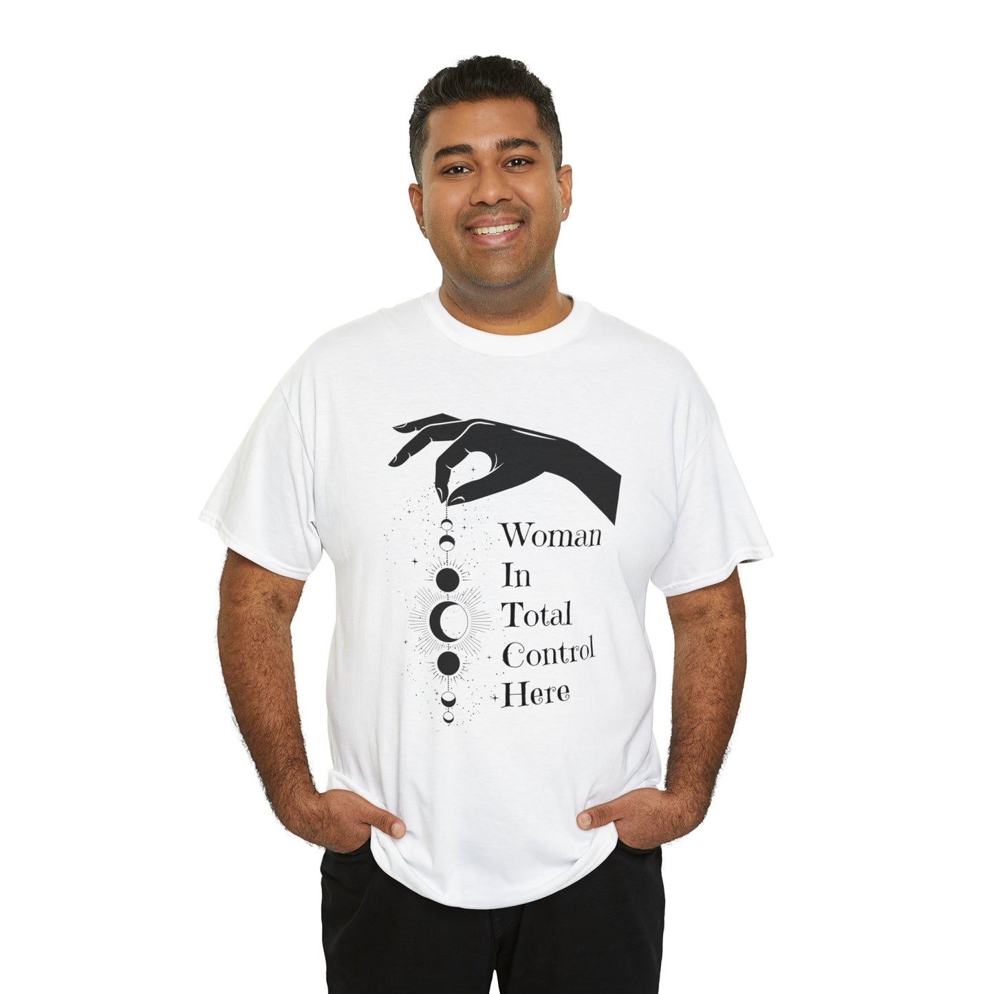 Woman In Total Control Here Tee, Graphic Tshirt