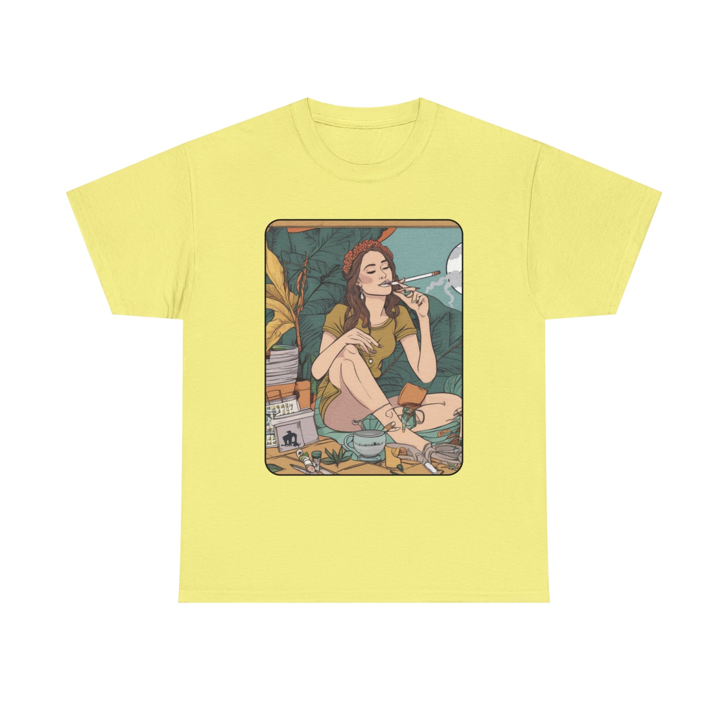 Unisex Heavy Cotton Tee Cannabis Enthusiast Series No. 2