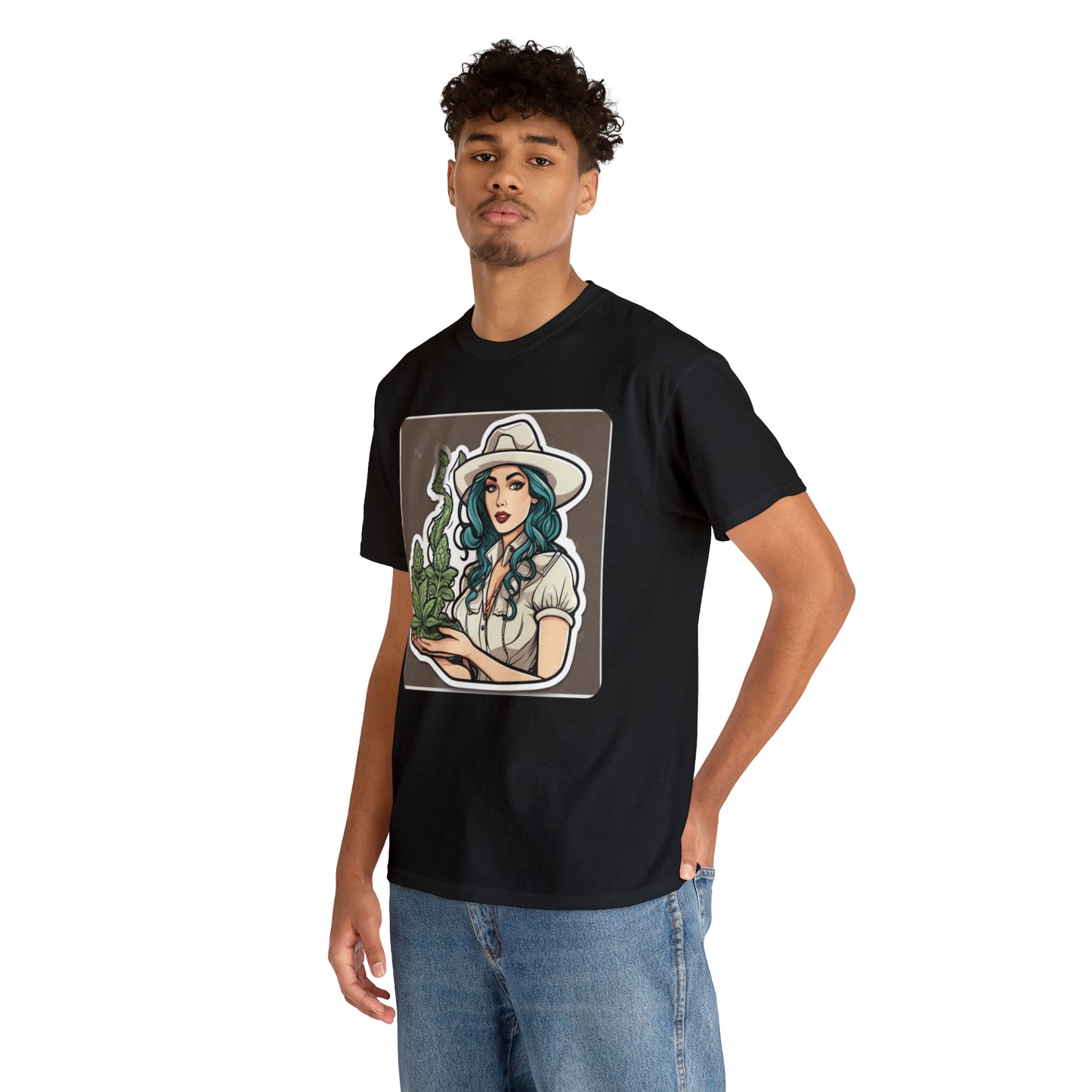 Unisex Heavy Cotton Tee Cannabis Enthusiast Series No.1