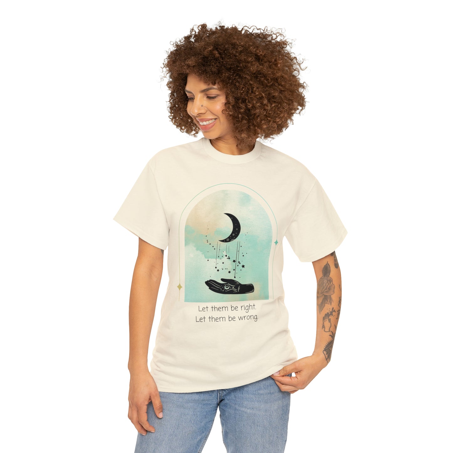 Let Them Graphic Tshirt Unisex Heavy Cotton Tee