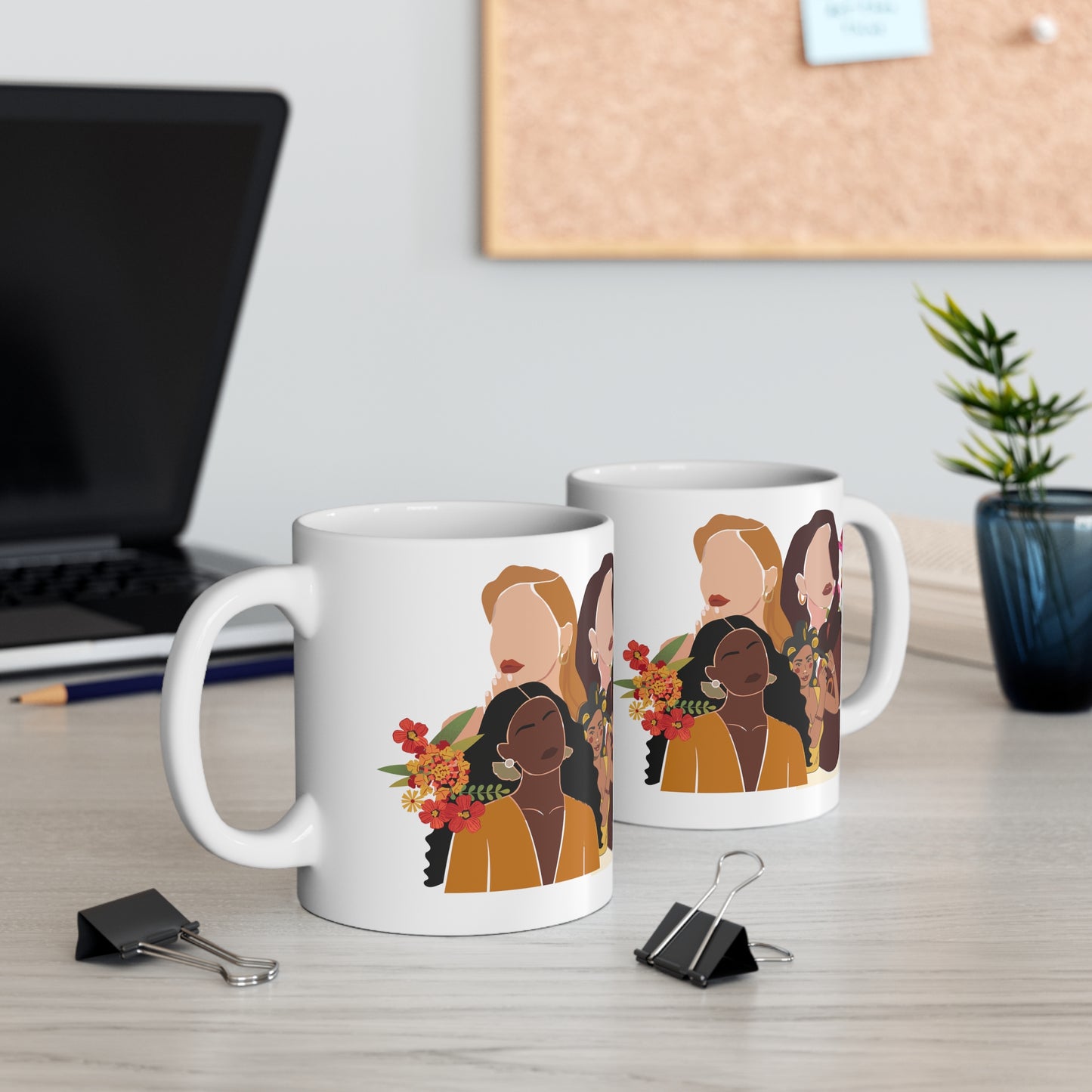 A visual ode to Latinas Ceramic Mug 11oz
