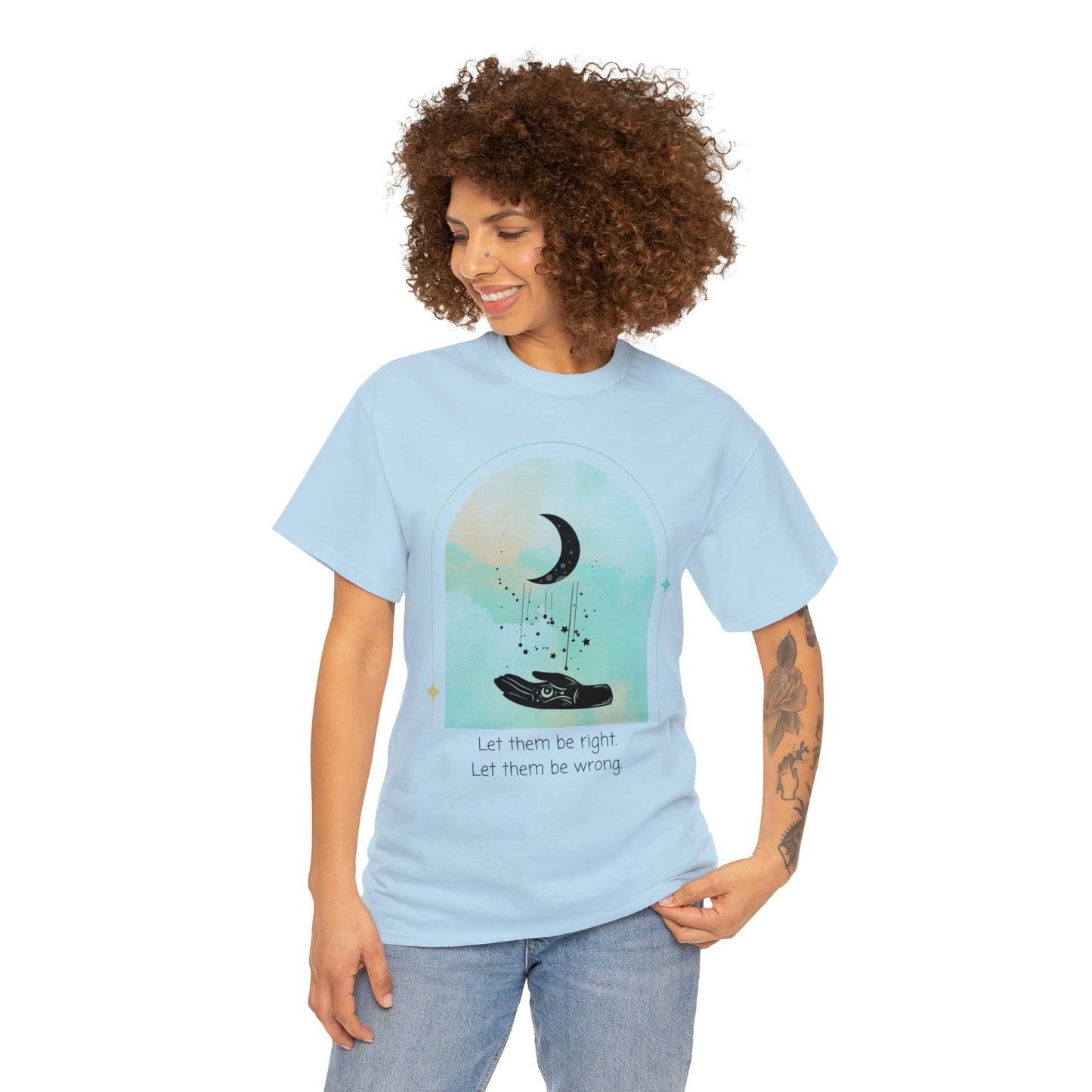 Let Them Graphic Tshirt Unisex Heavy Cotton Tee